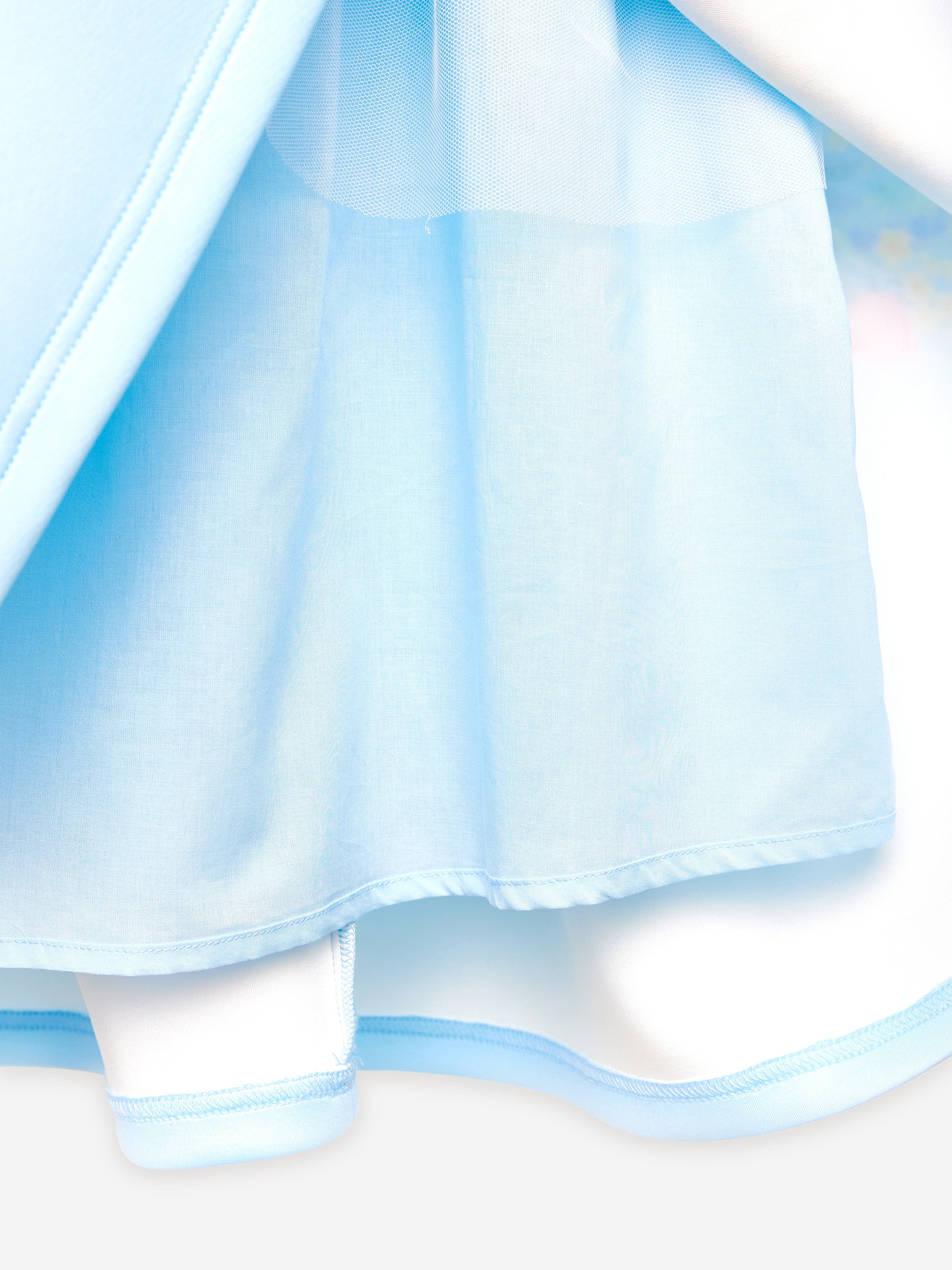 iAMe Girls Flower Print Dress in Blue Discount Online
