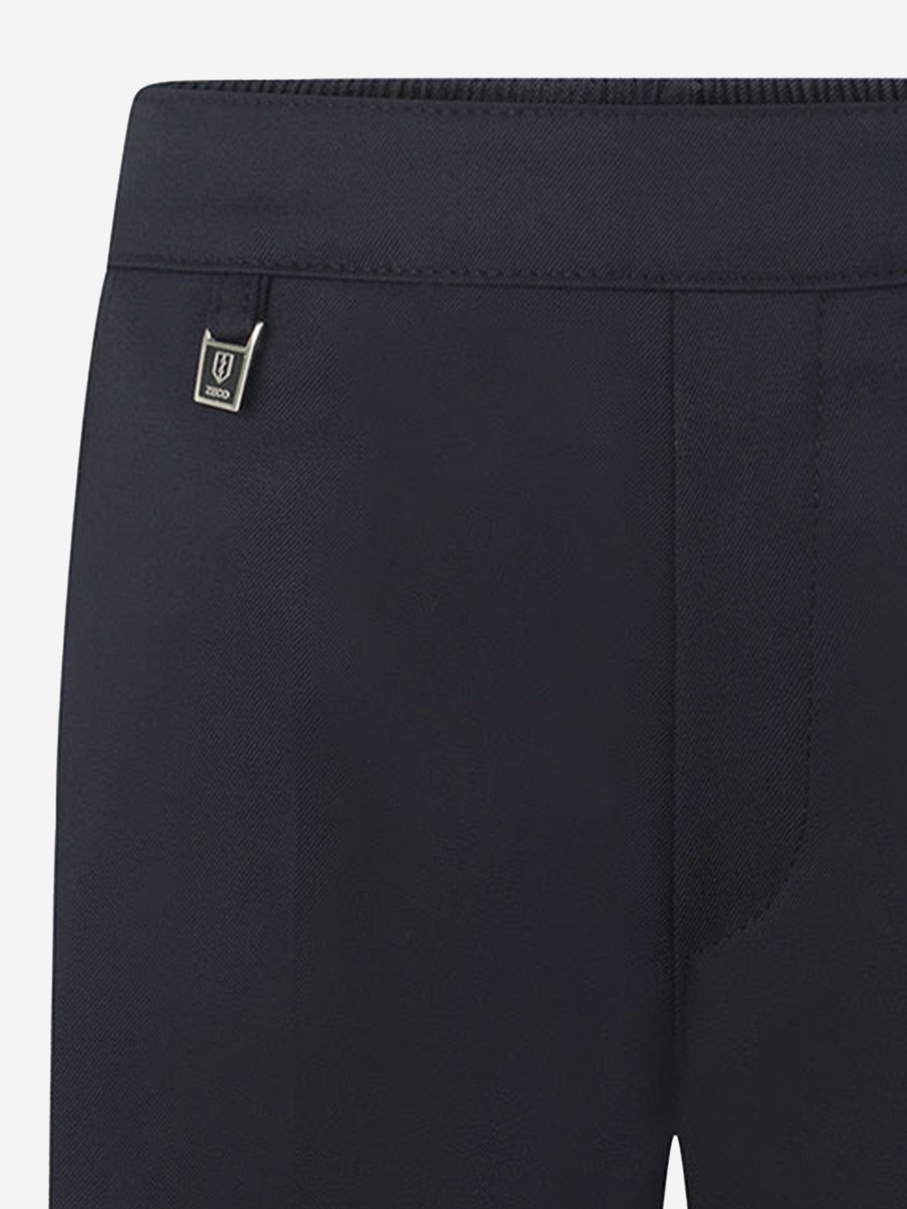 Zeco Kids School Half Elastic Back Pull Up Shorts in Navy Cheap Real Eastbay
