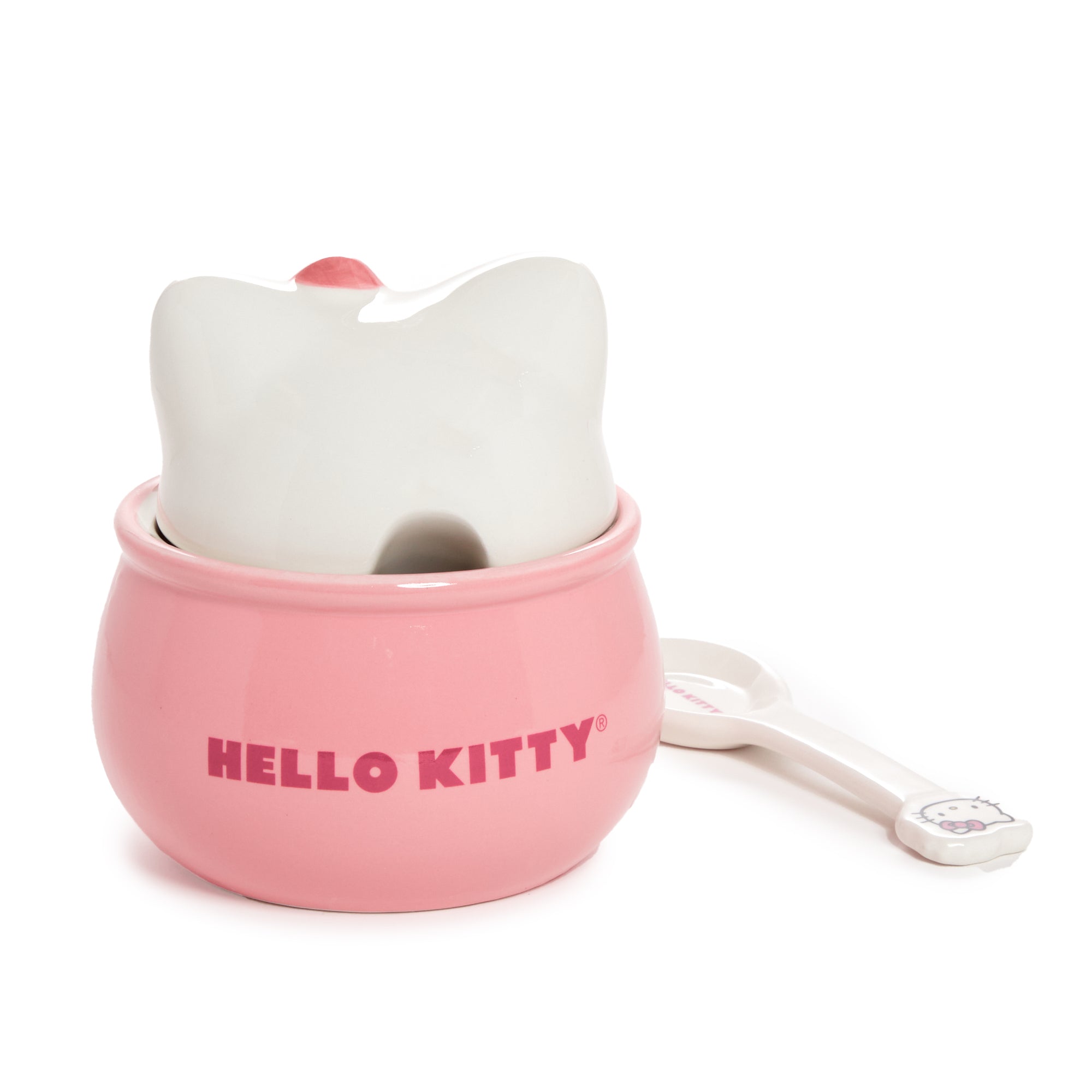 Hello Kitty Ceramic Sculpted Bowl and Spoon Set Very Cheap Cheap Online