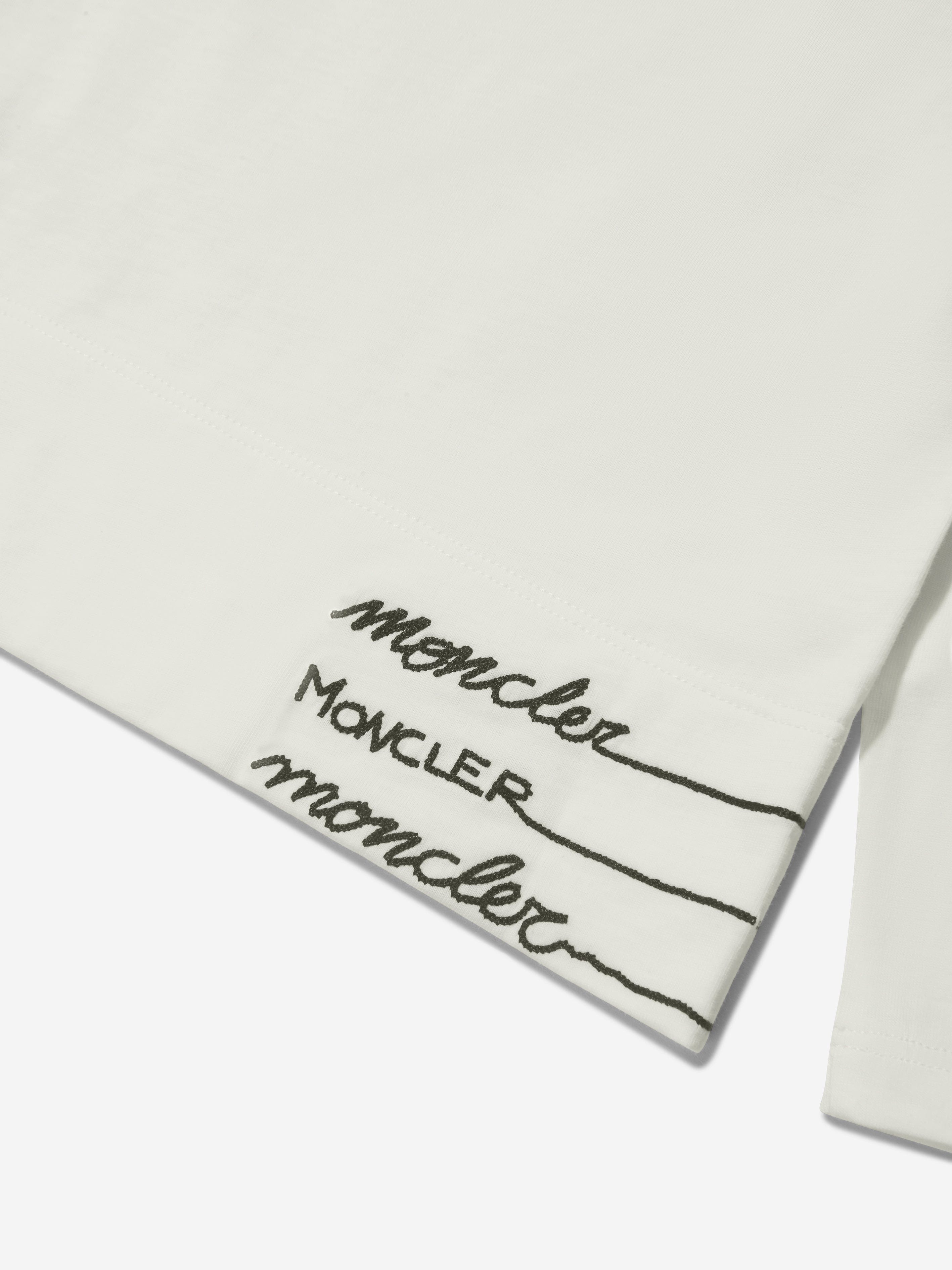 Moncler Enfant Girls Long Sleeve Logo T-Shirt Buy Cheap Visit