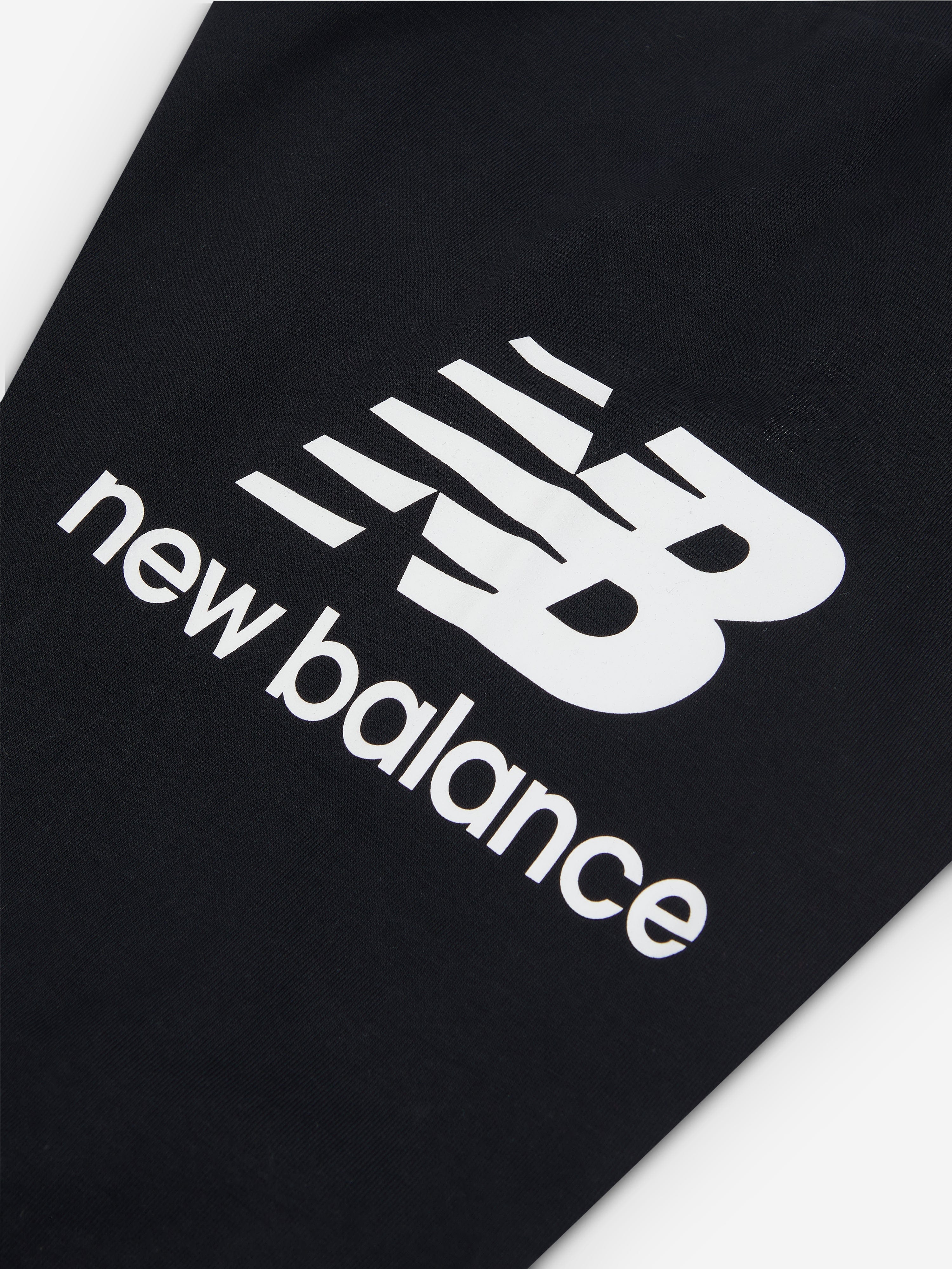 New Balance Girls Stacked Logo Leggings in Black Outlet Wiki