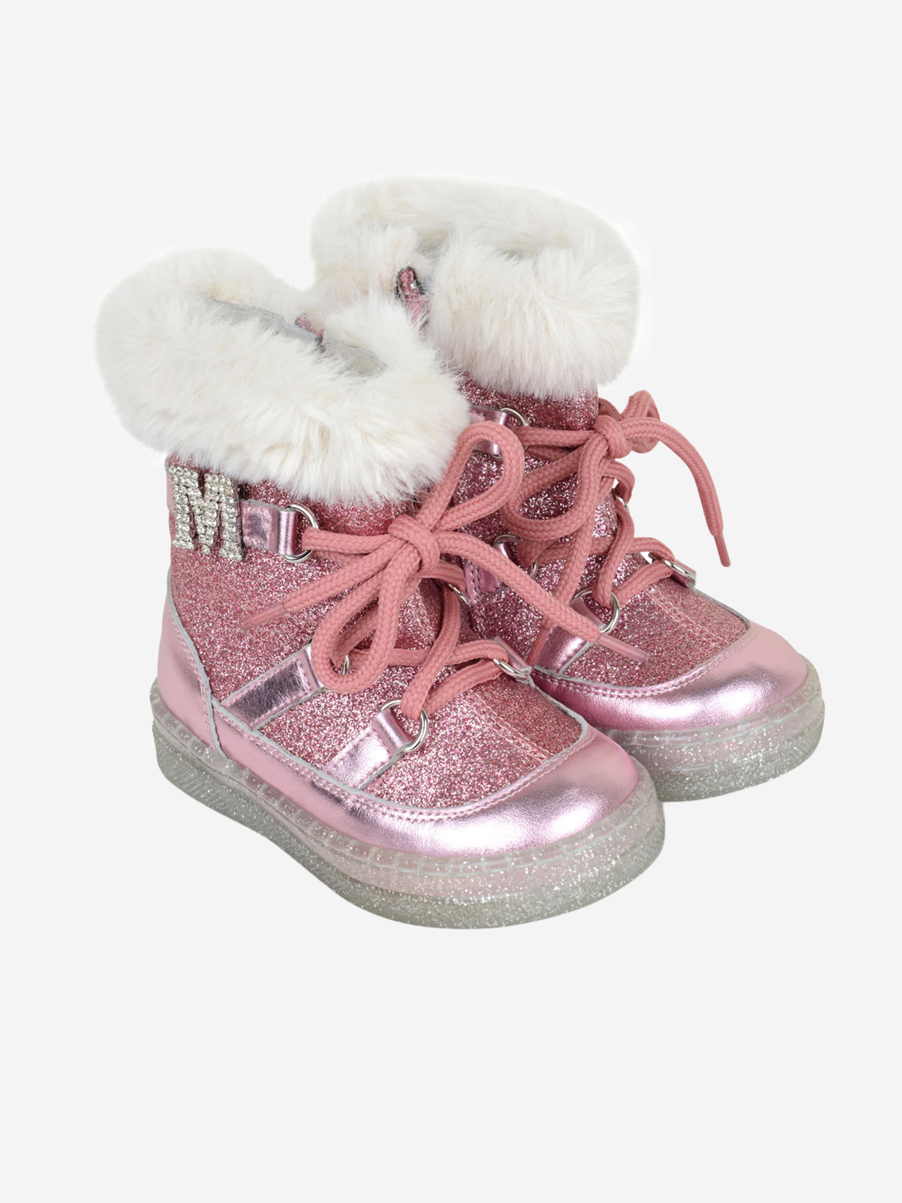 Monnalisa Girls Glitter Snow Boots Genuine Cheap Online