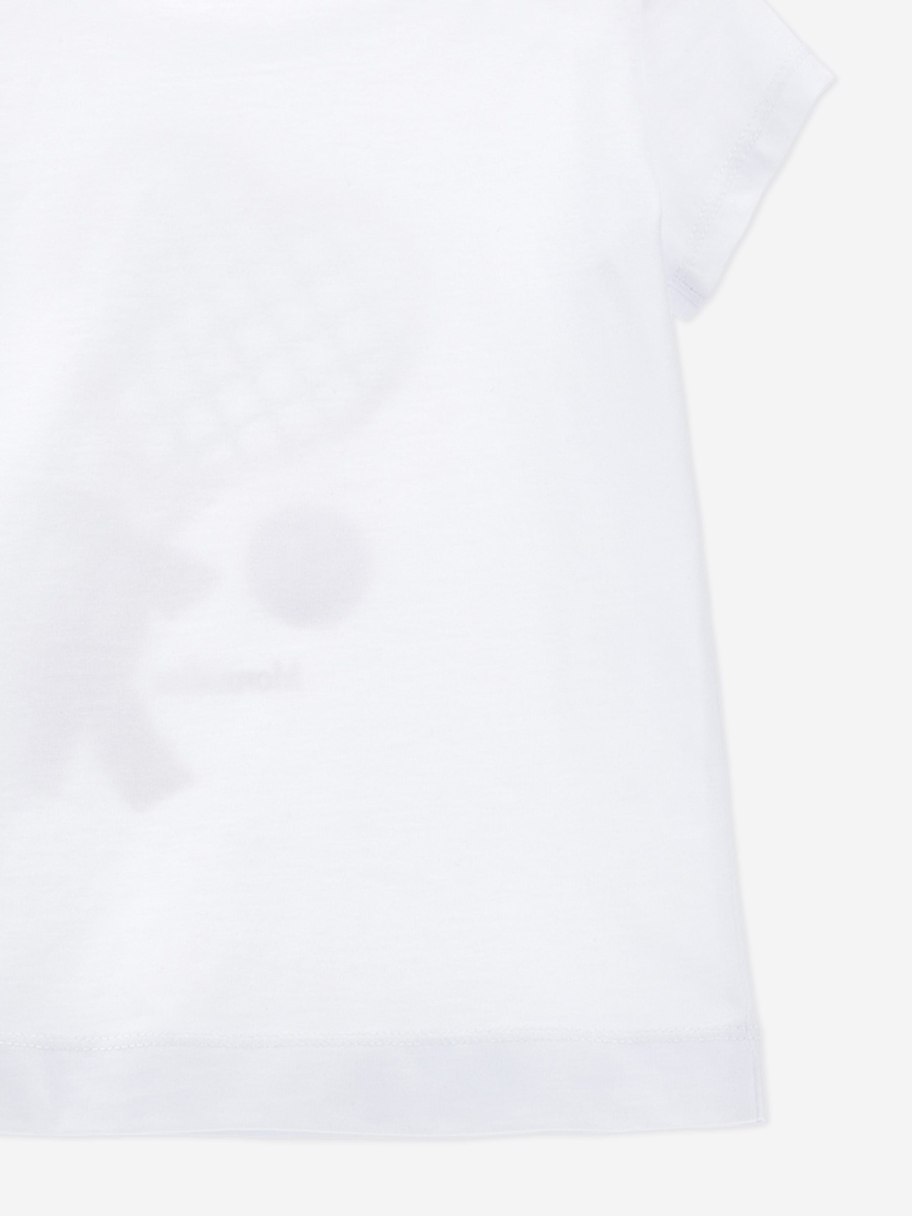 Girls Heart Racket and Ball T-Shirt in White Cost For Sale