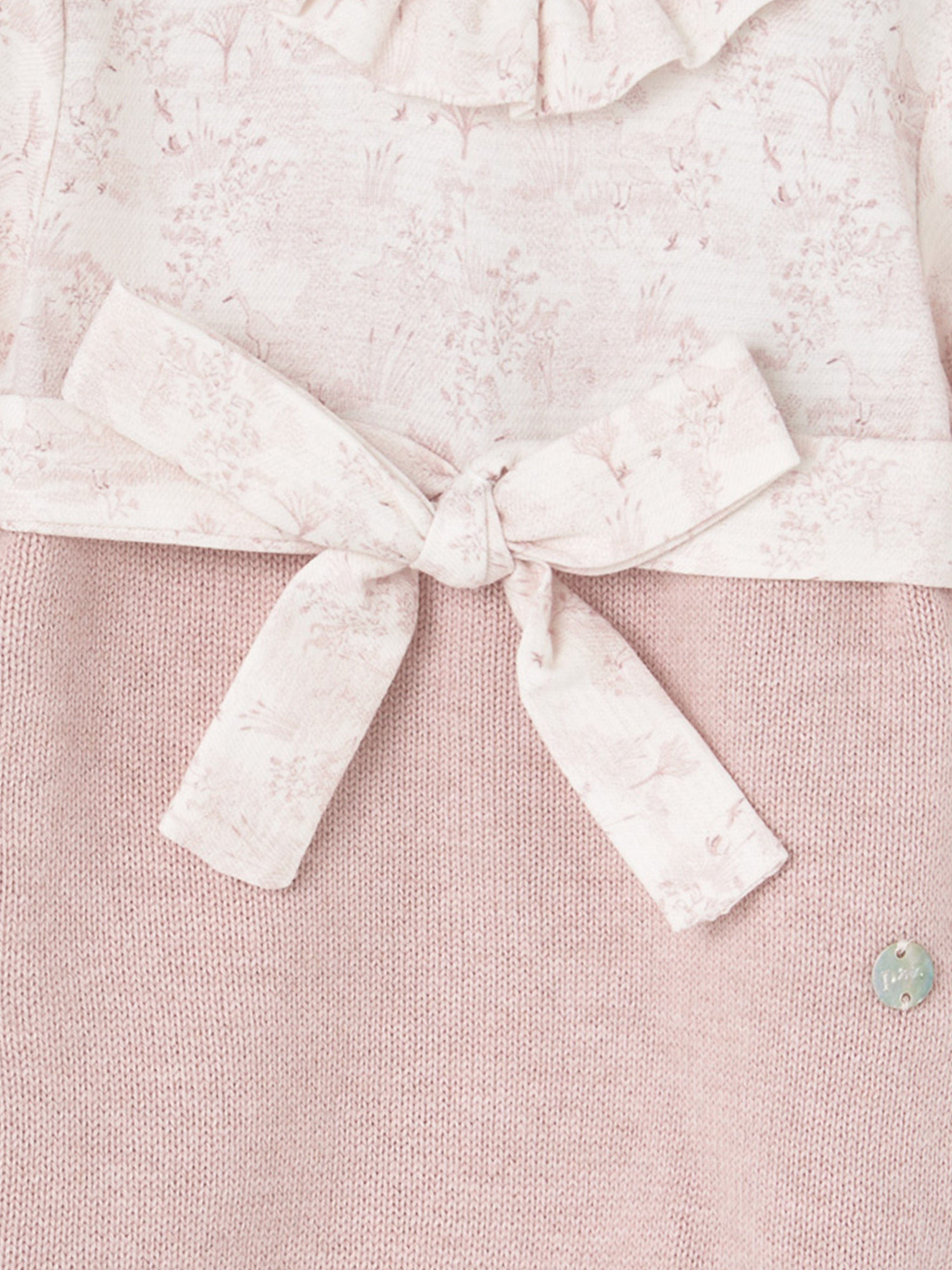 Paz Rodriguez Baby Cotton and Cashmere Romper in Pink Discount Outlet Locations