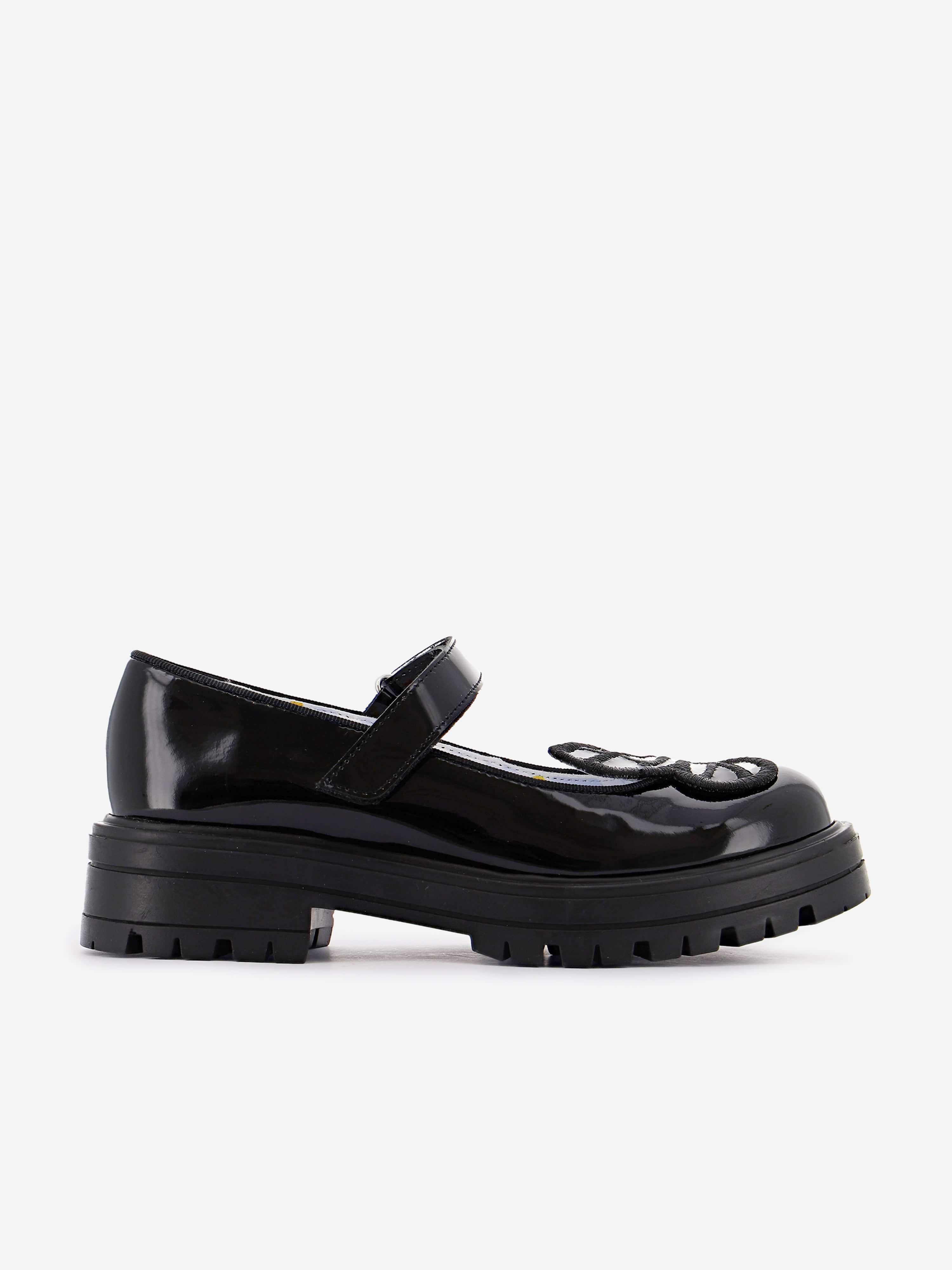 Sophia Webster Girls Butterfly Mary Jane Flat in Black Free Shipping Clearance