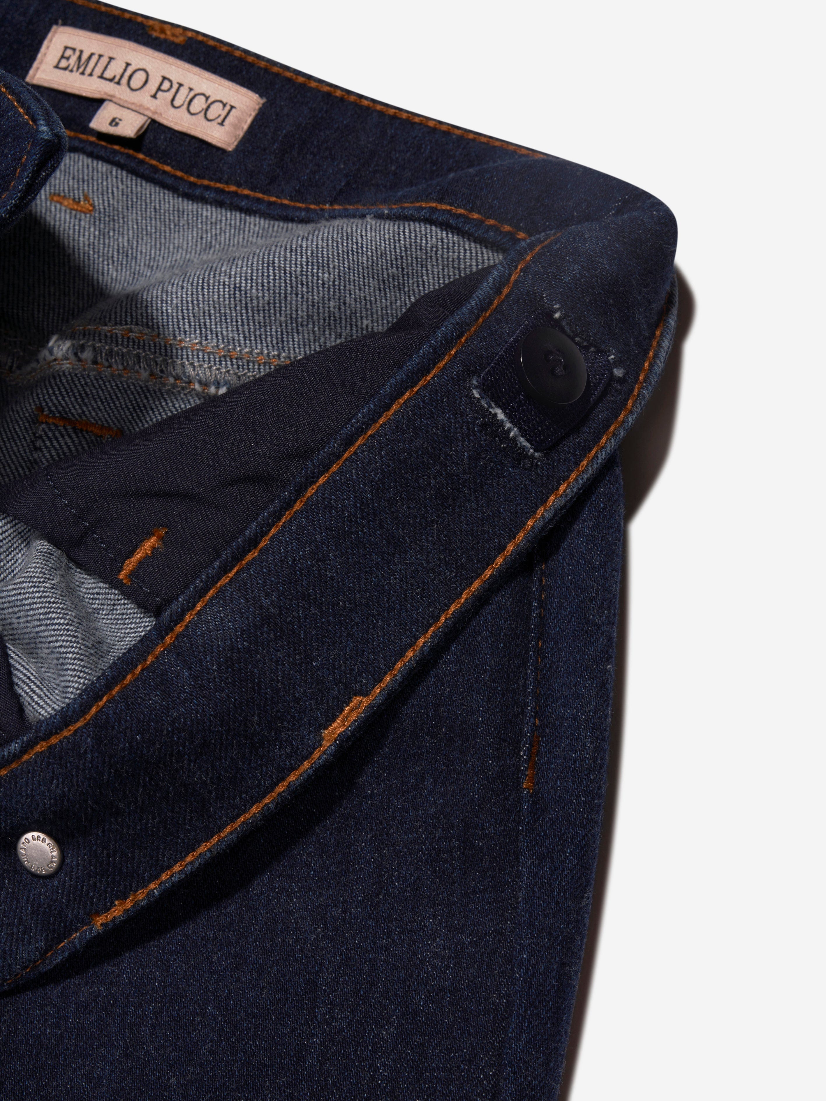 Pucci Girls Marmo Pocket Jeans in Blue Buy Cheap Websites