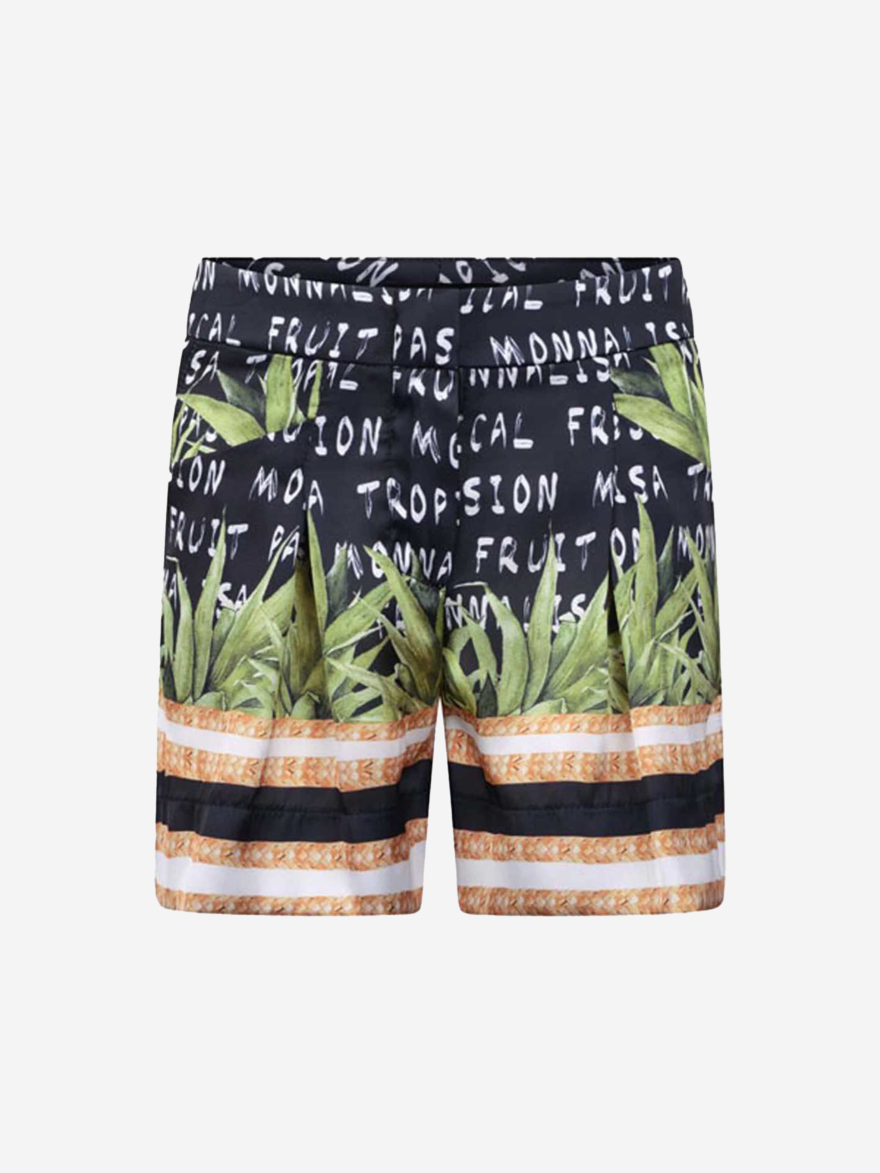 Monnalisa Girls Shorts - Tropical  Summer Shorts In China Sale Online