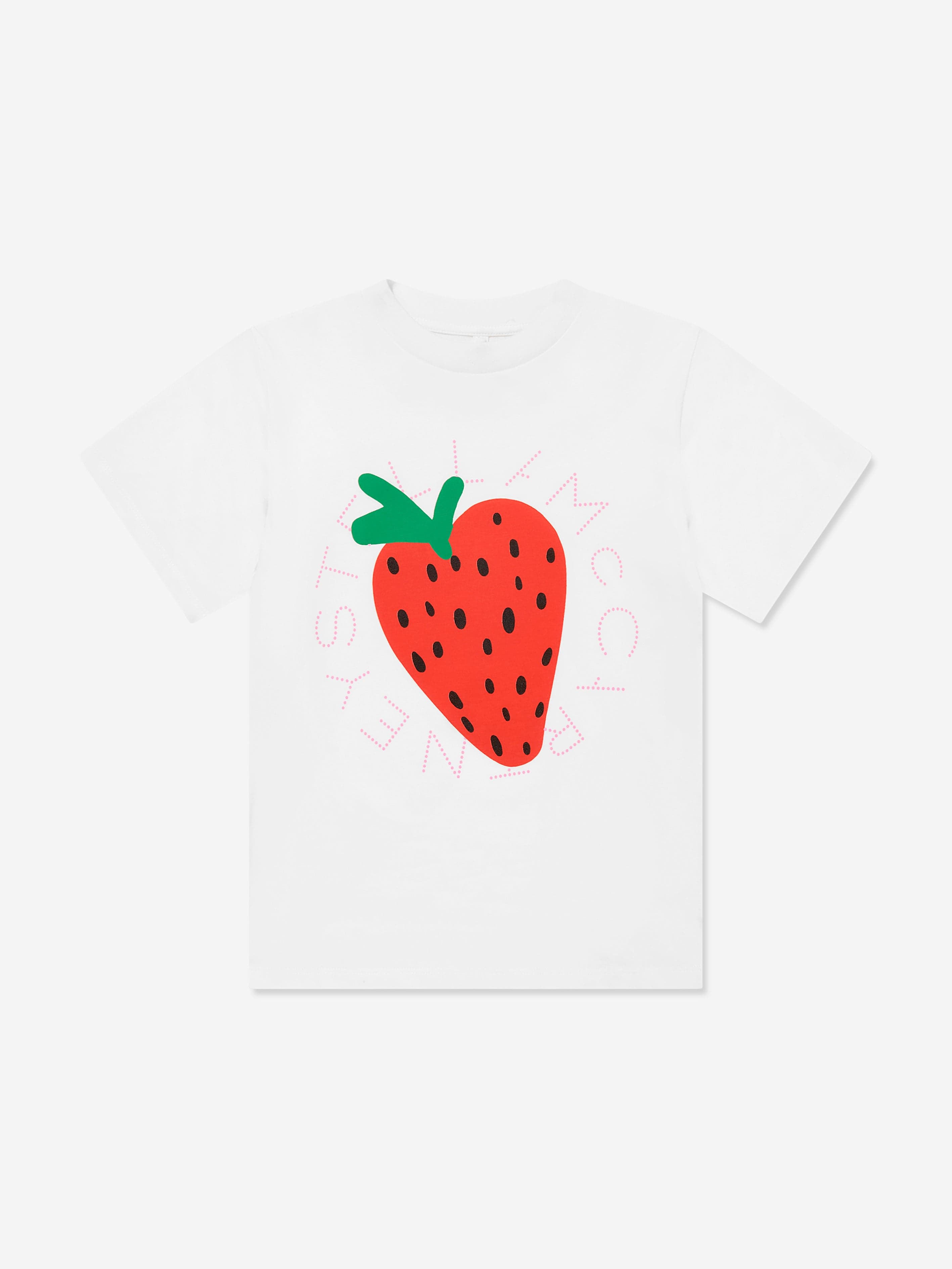 Girls Strawberry Logo T-Shirt in Ivory Release Dates Cheap Online
