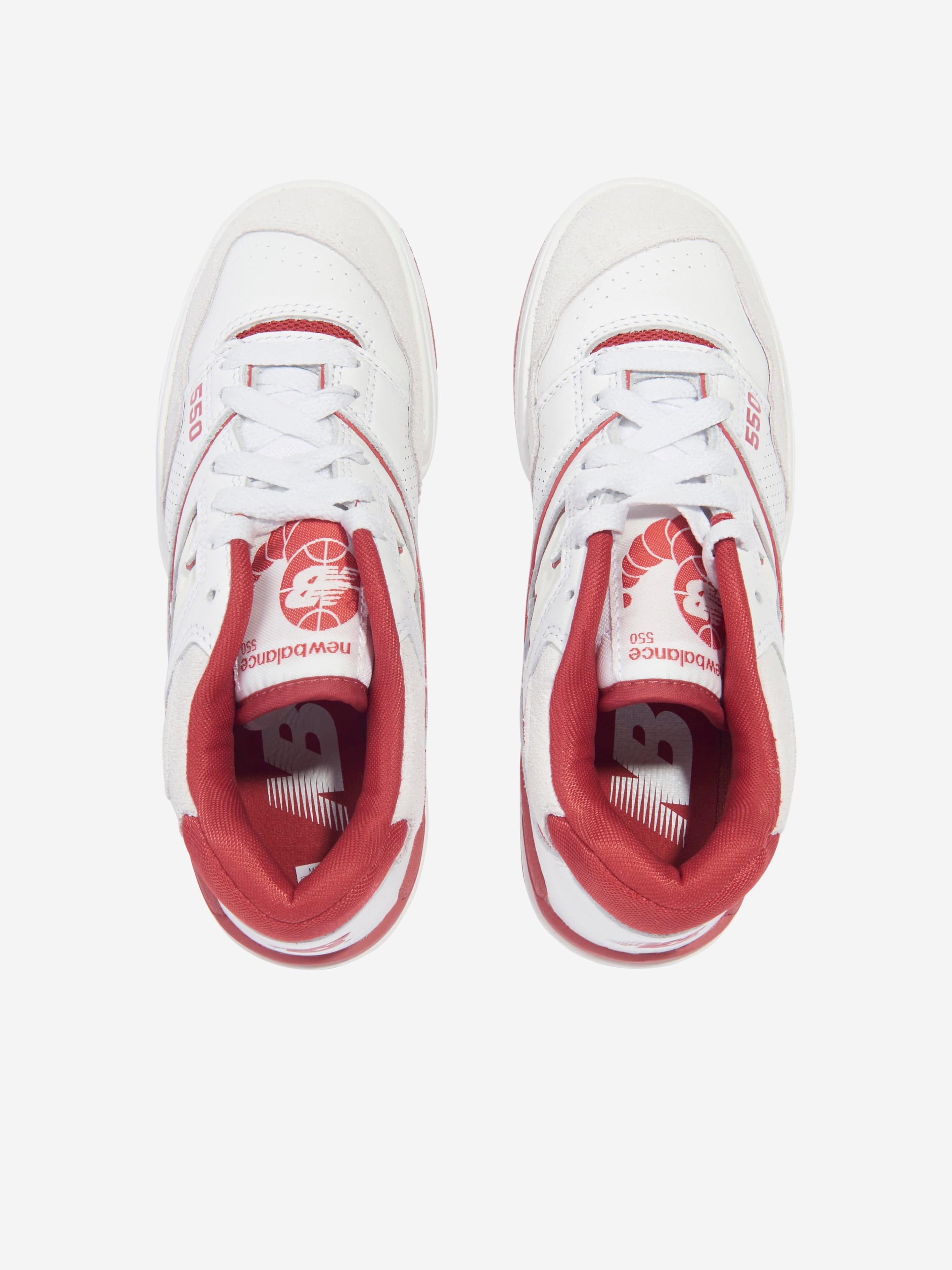 New Balance Kids 550 Logo Trainers in White Wide Range Of Sale Online