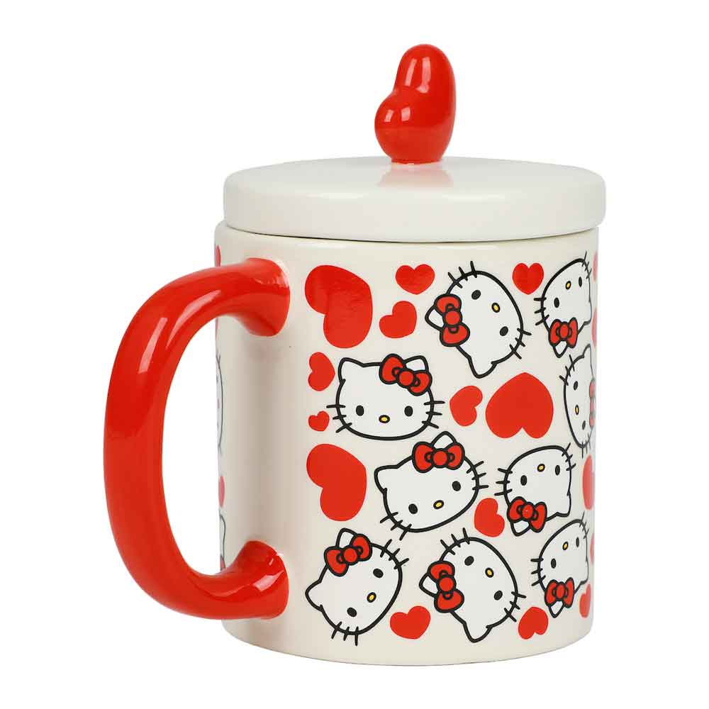 Hello Kitty Lidded Hearts Mug Set Buy Cheap Clearance