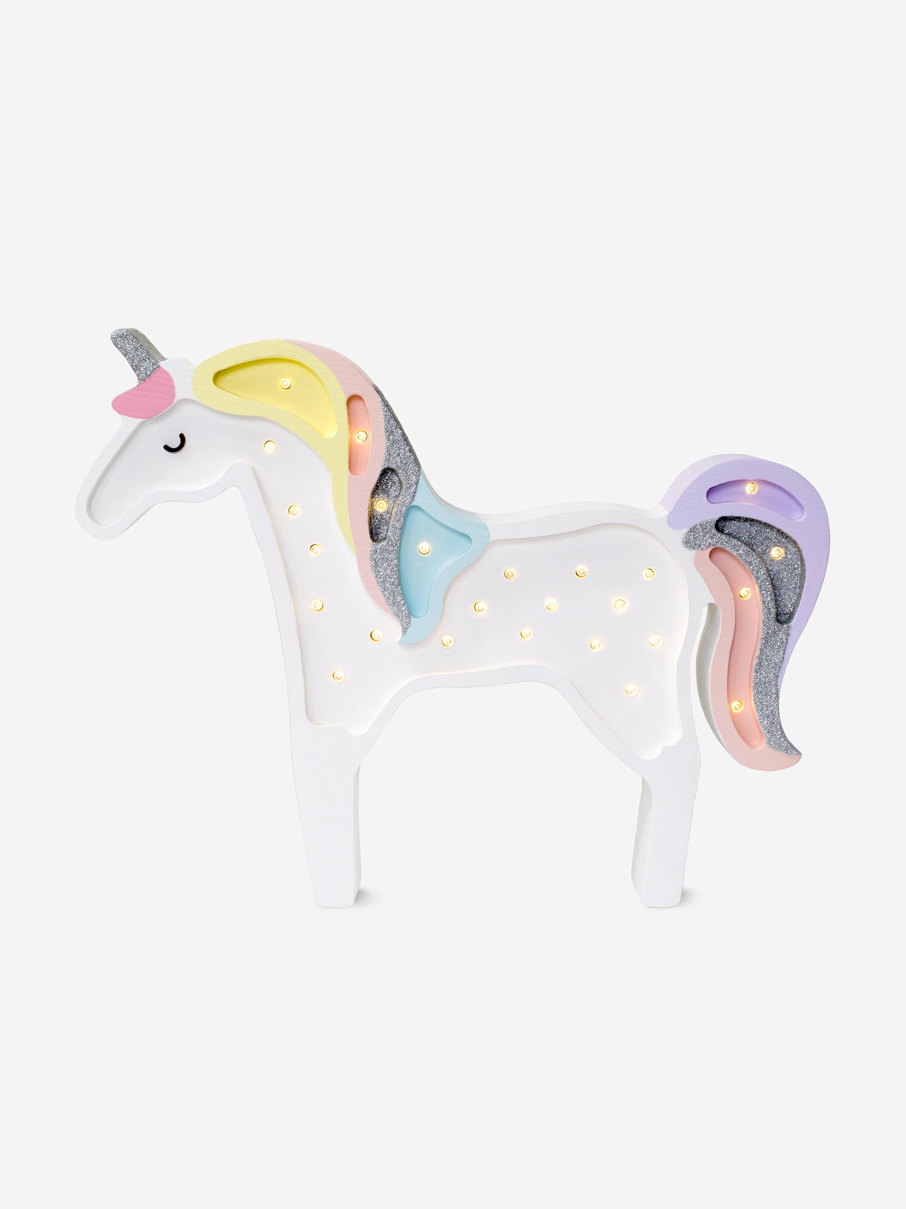 Little Lights Unicorn Lamp in White (30x38x5.5 cm) From China Free Shipping Low Pice