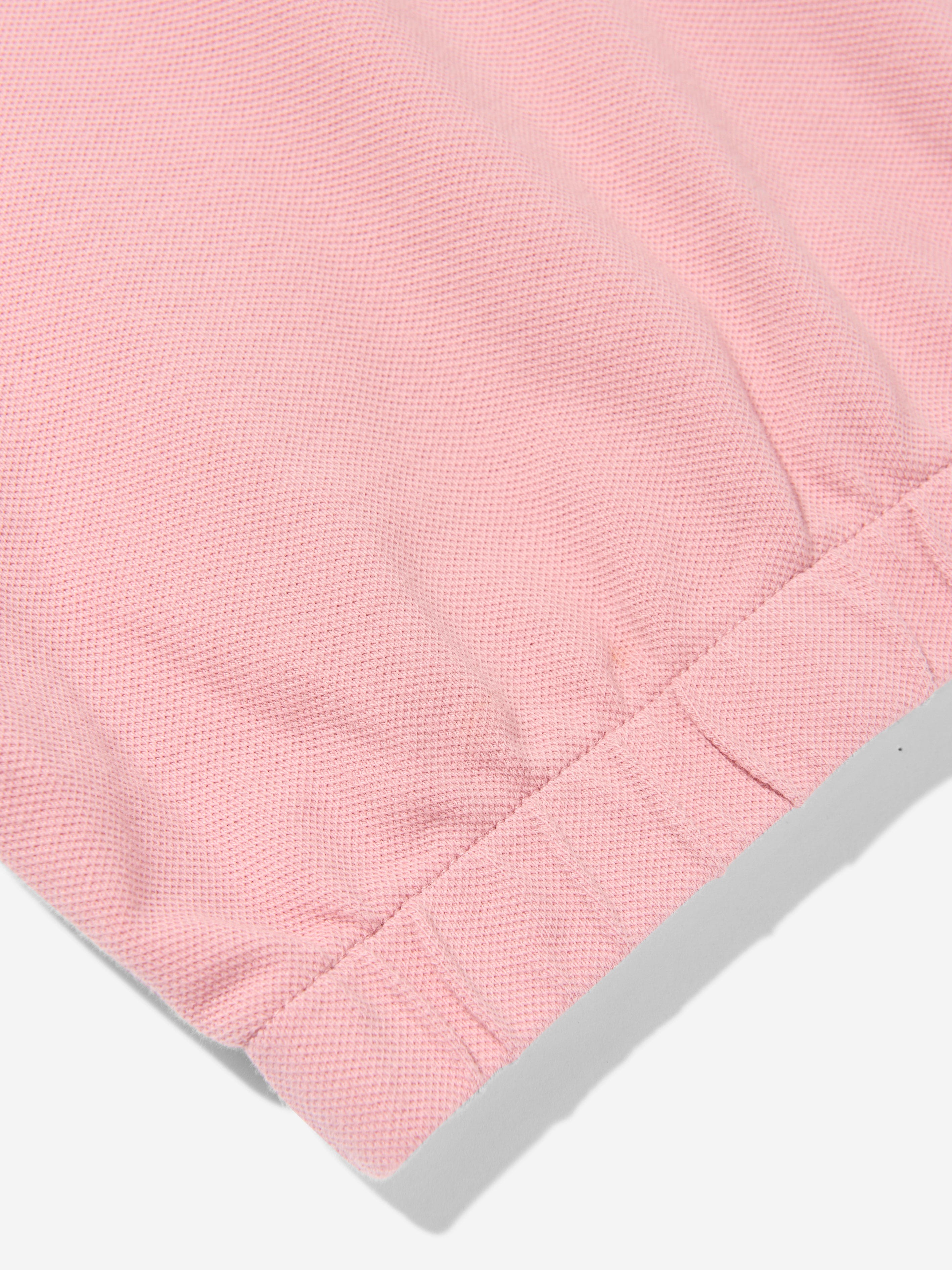 Ralph Lauren Girls Polo Shirt in Pink Cheap With Credit Card