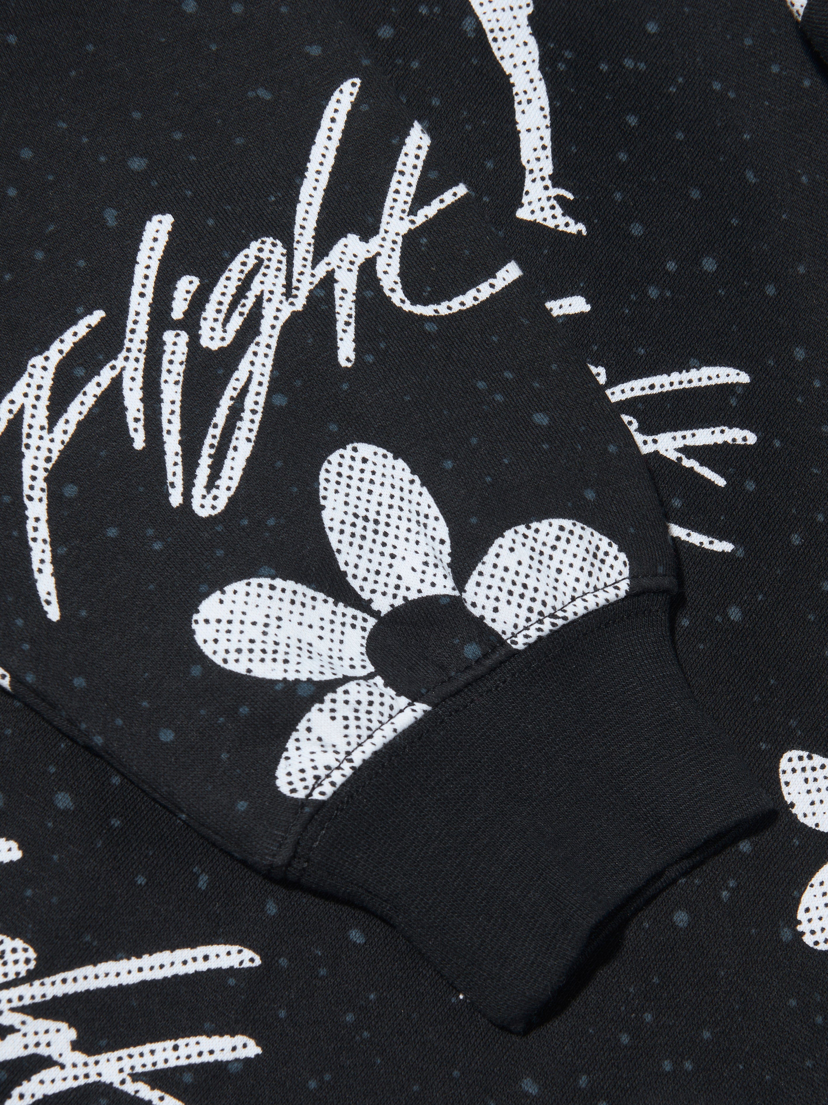Jordan Girls Floral Flight AOP Hoodie in Black View For Sale