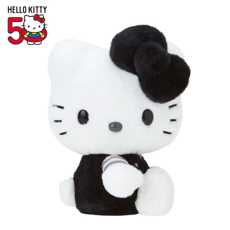 Hello Kitty 50th Anniv. Plush Mascot (Black Monochrome) Discount Codes Really Cheap