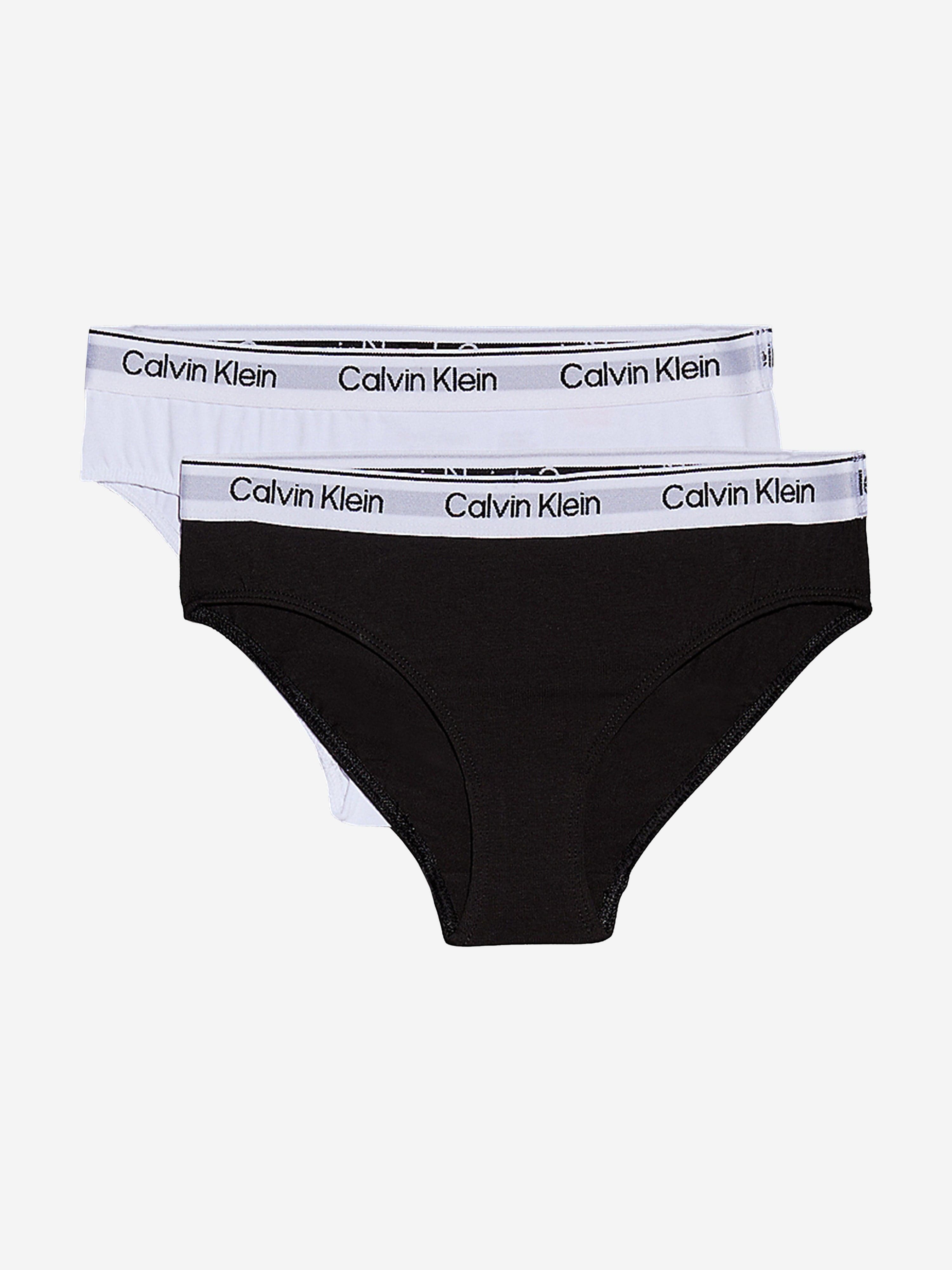 Calvin Klein Girls 2 Pack Bikini Knickers Set in Multicolour Cheap Outlet Locations