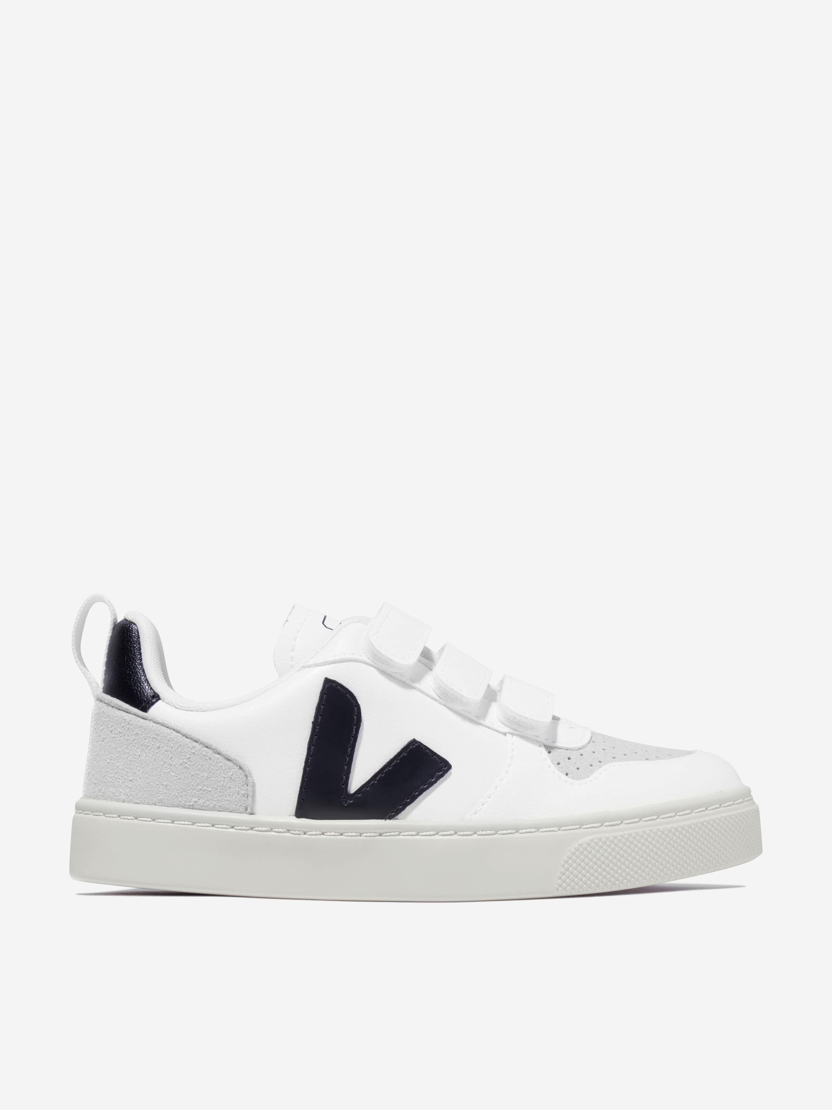 Veja Kids Canvas V-10 Trainers in White Cheap Sale Cheap