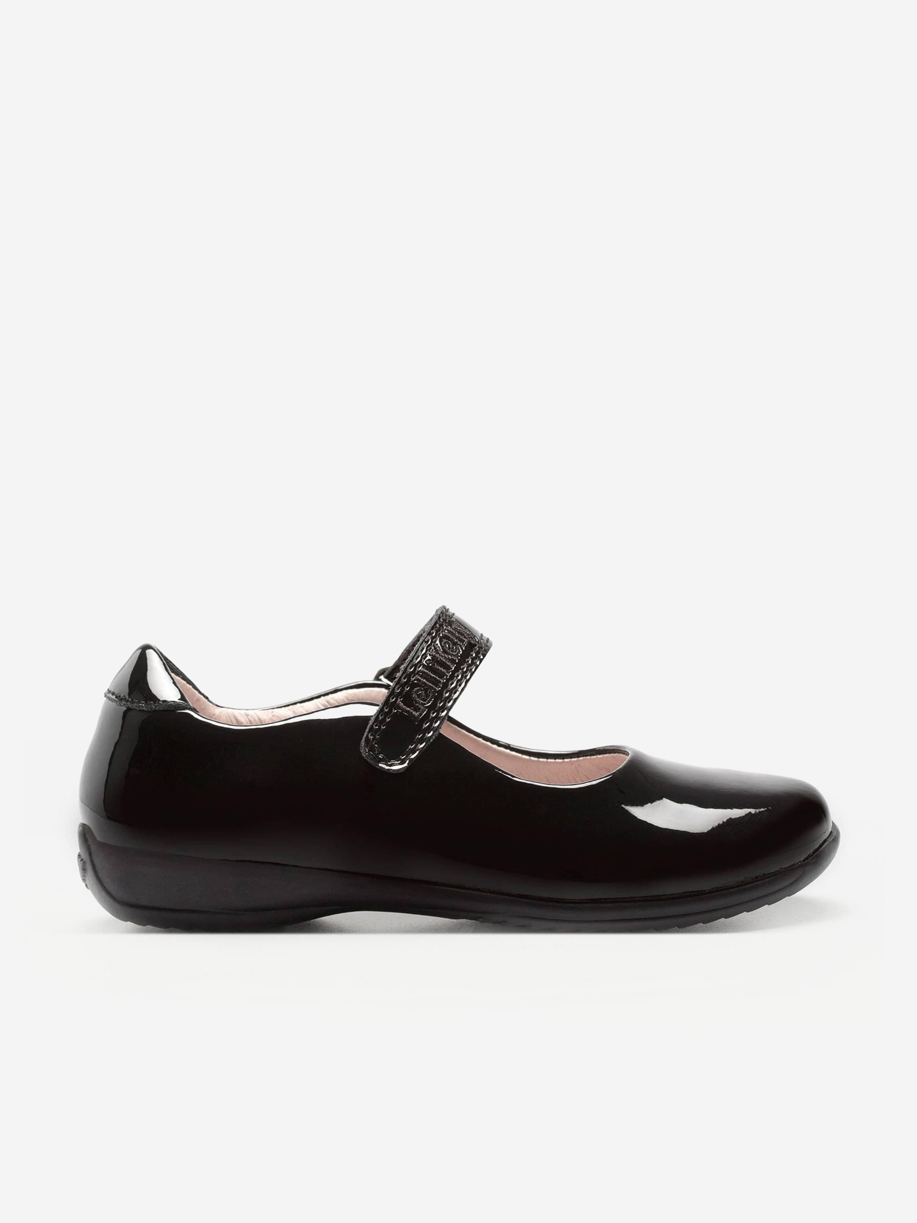 Lelli Kelly Girls Bianca Leather Shoes in Black Free Shipping Cost