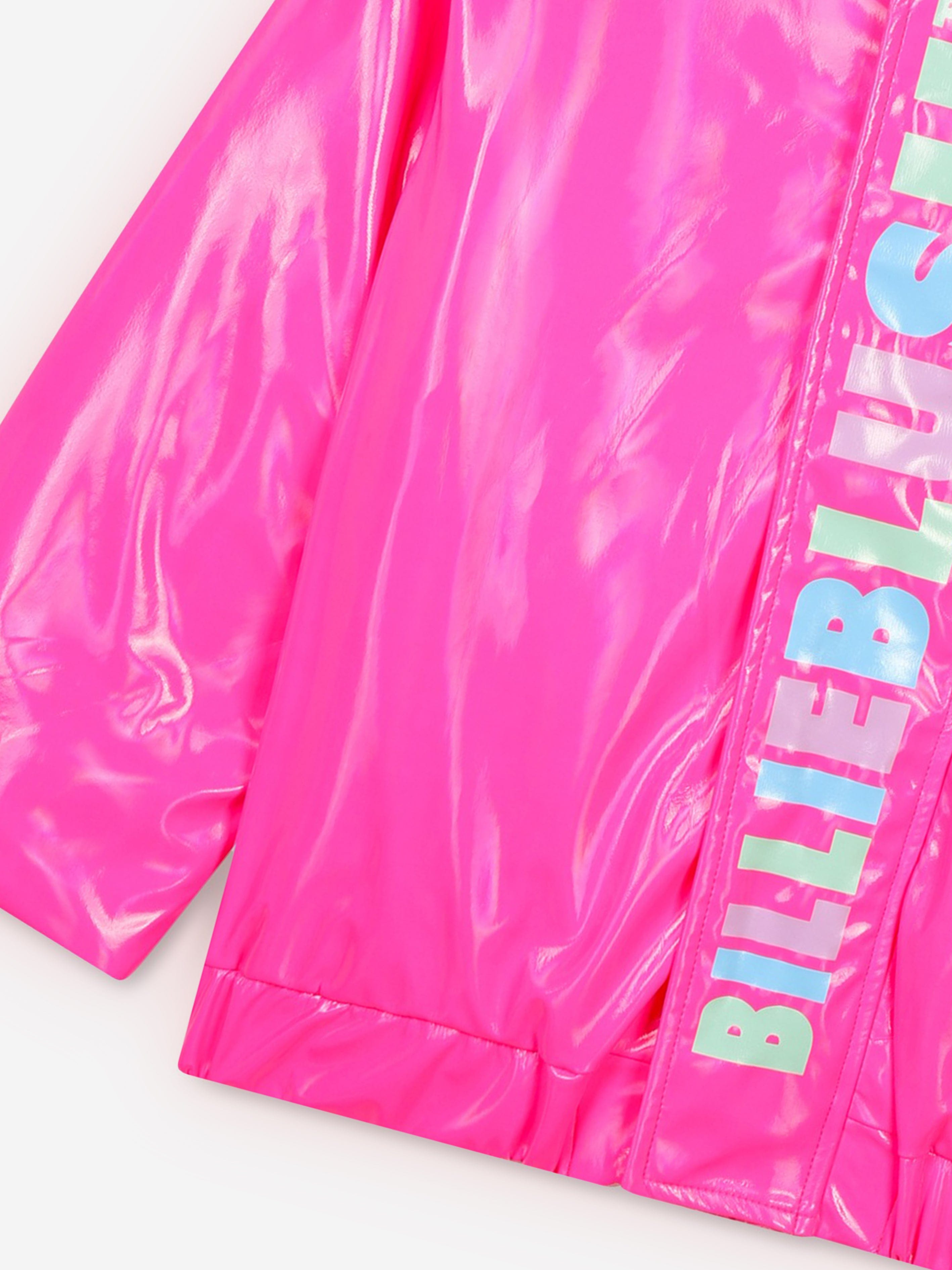 Billieblush Girls Hooded Raincoat in Pink Clearance Online