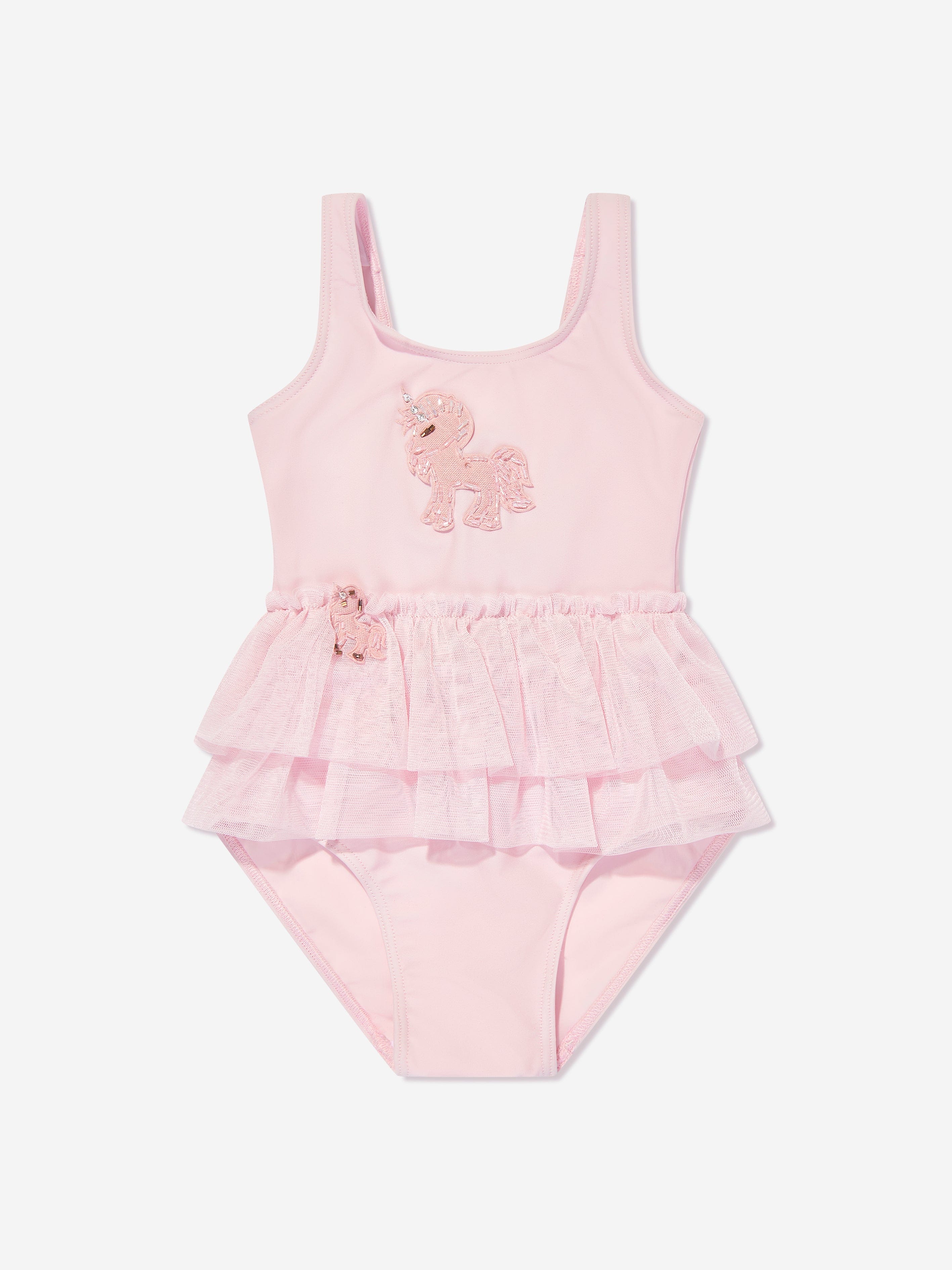 Selini Action Girls Bow Bikini in Pink Buy Cheap Clearance Store