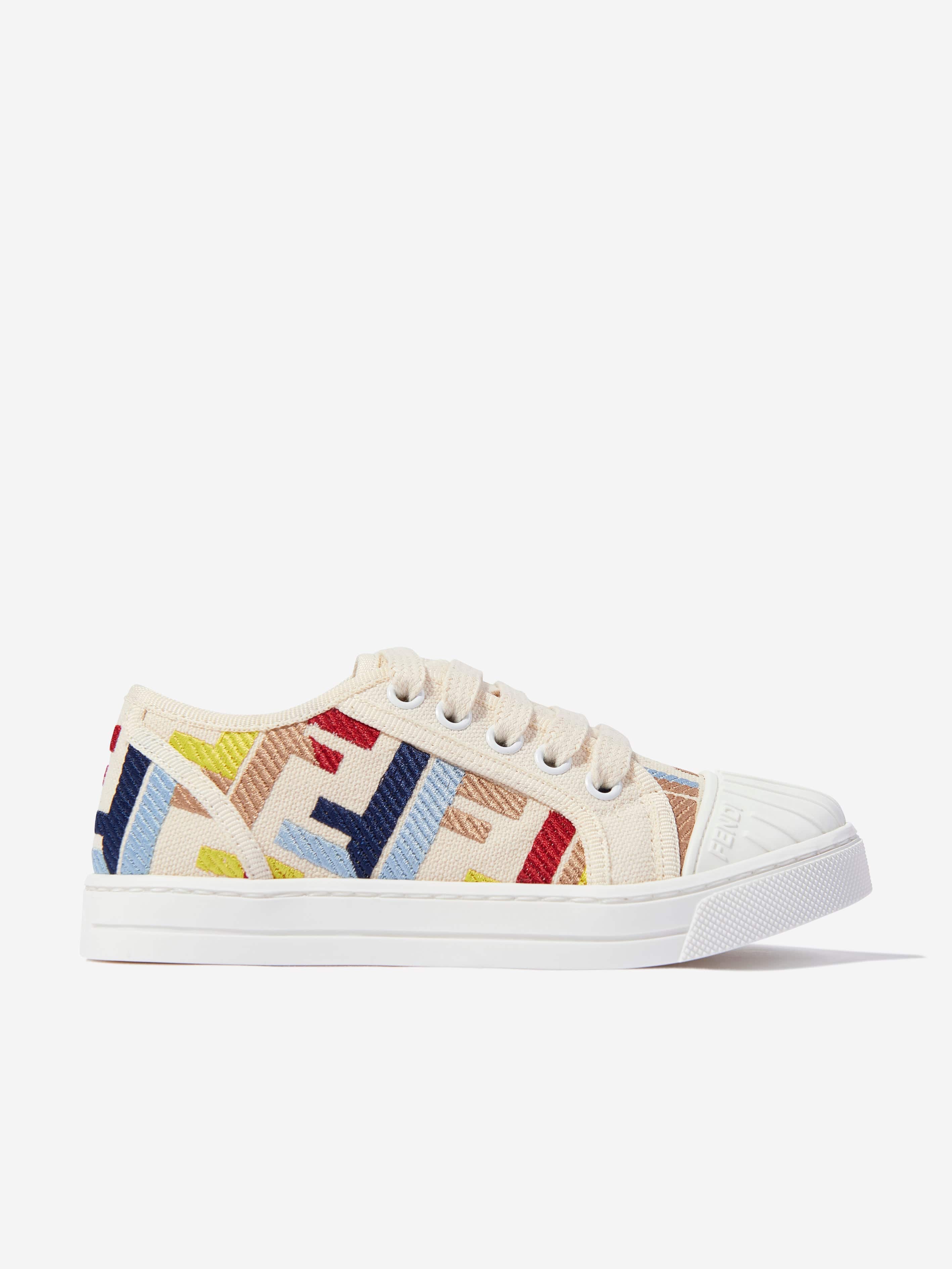 Kids FF Logo Trainers in Multicolour Amazon Online