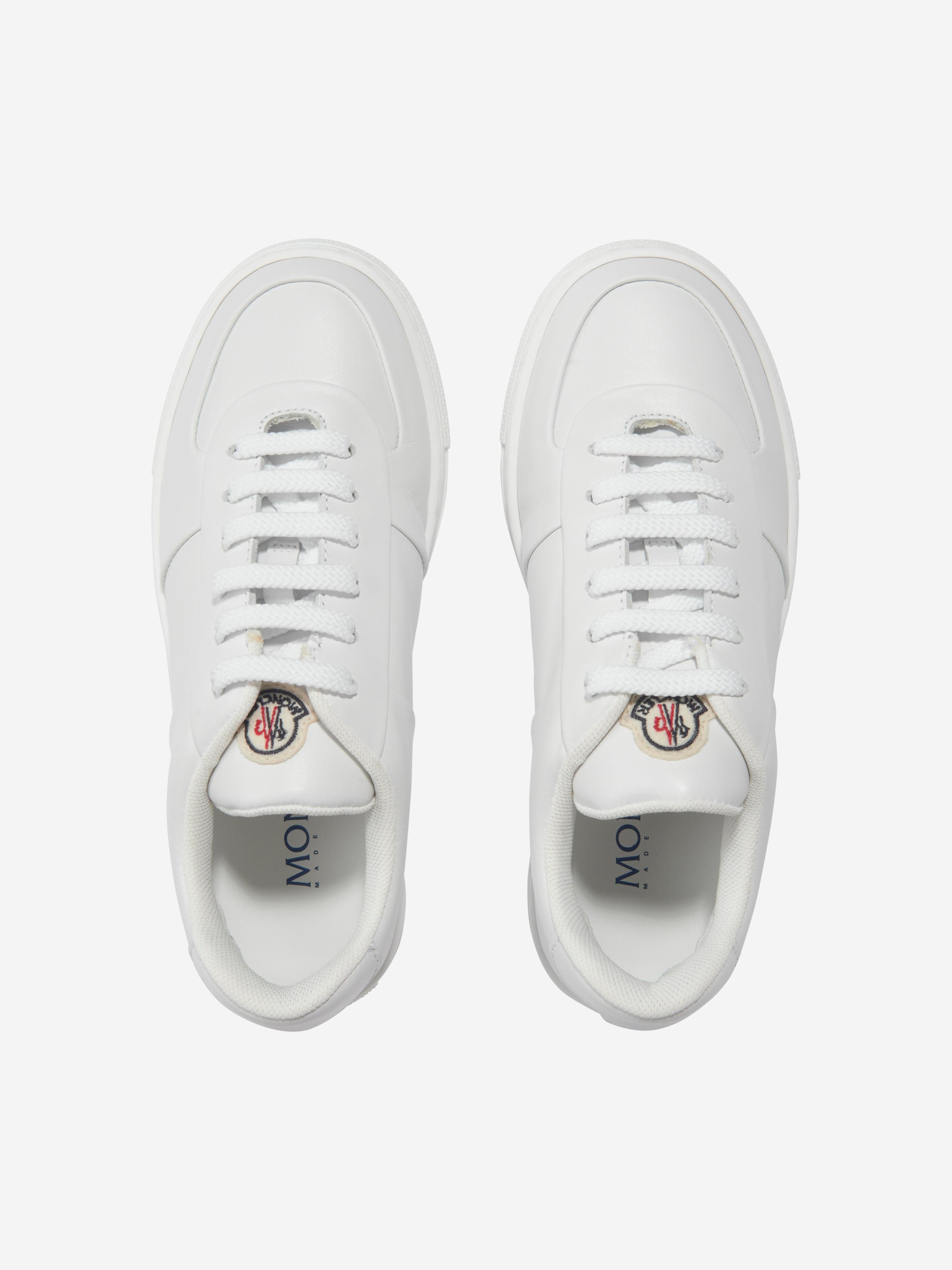 Moncler Enfant Kids Leather Petit Neue York Low Top Trainers Best Pices For Sale