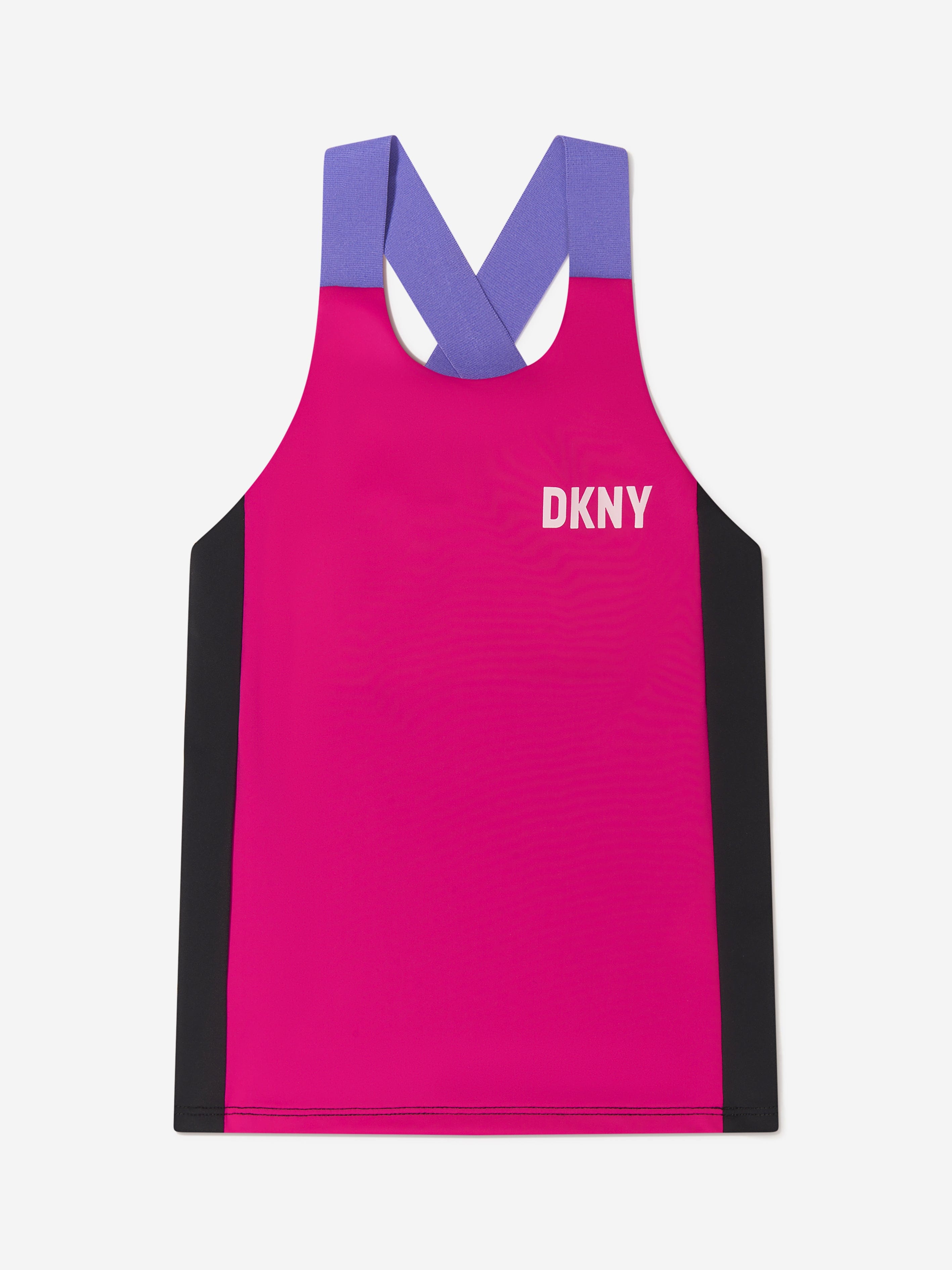 DKNY Girls Logo Print Sports Top Order Cheap Pice