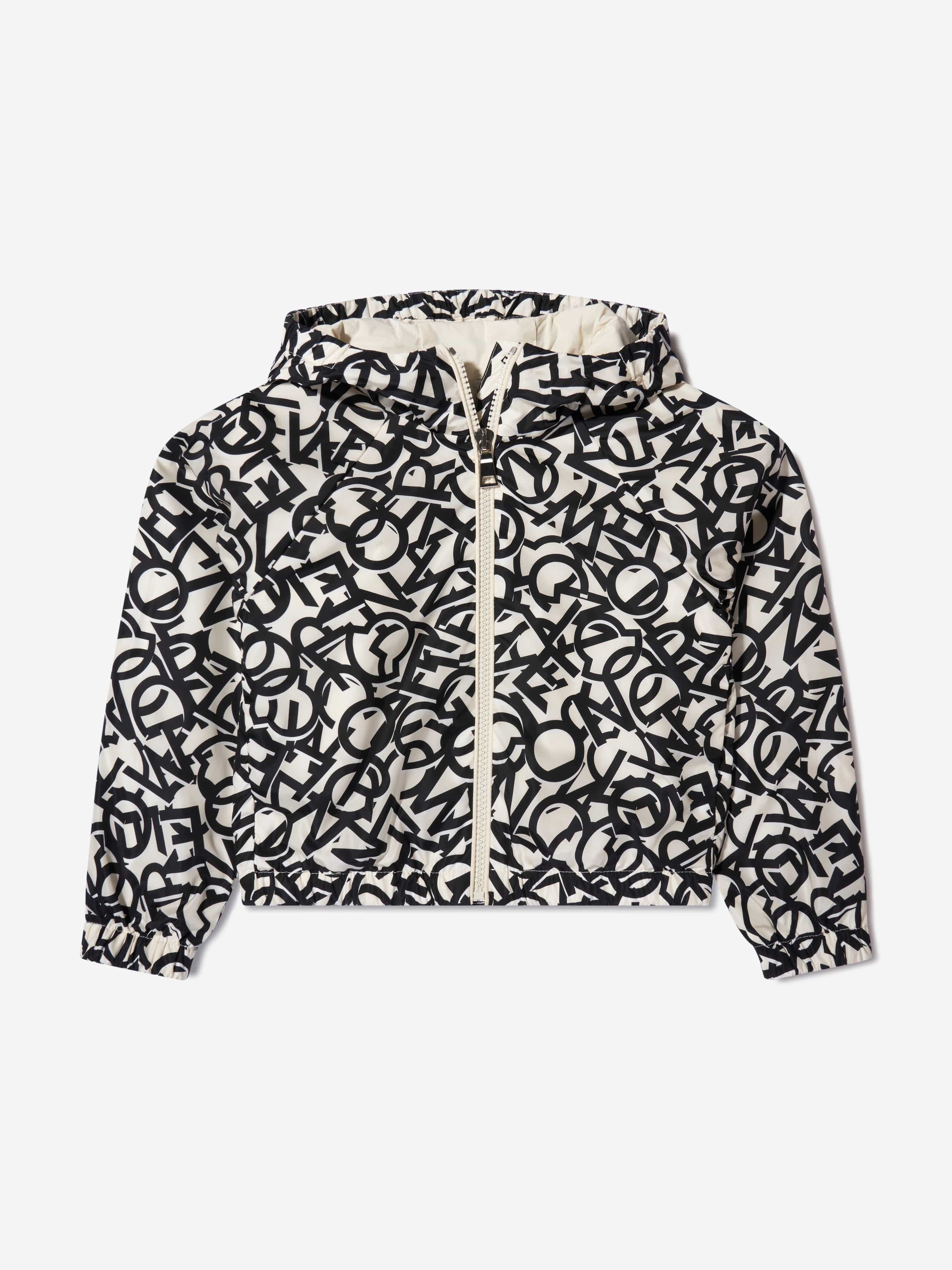 Moncler Enfant Girls Maisha Jacket in Black Sale Exclusive