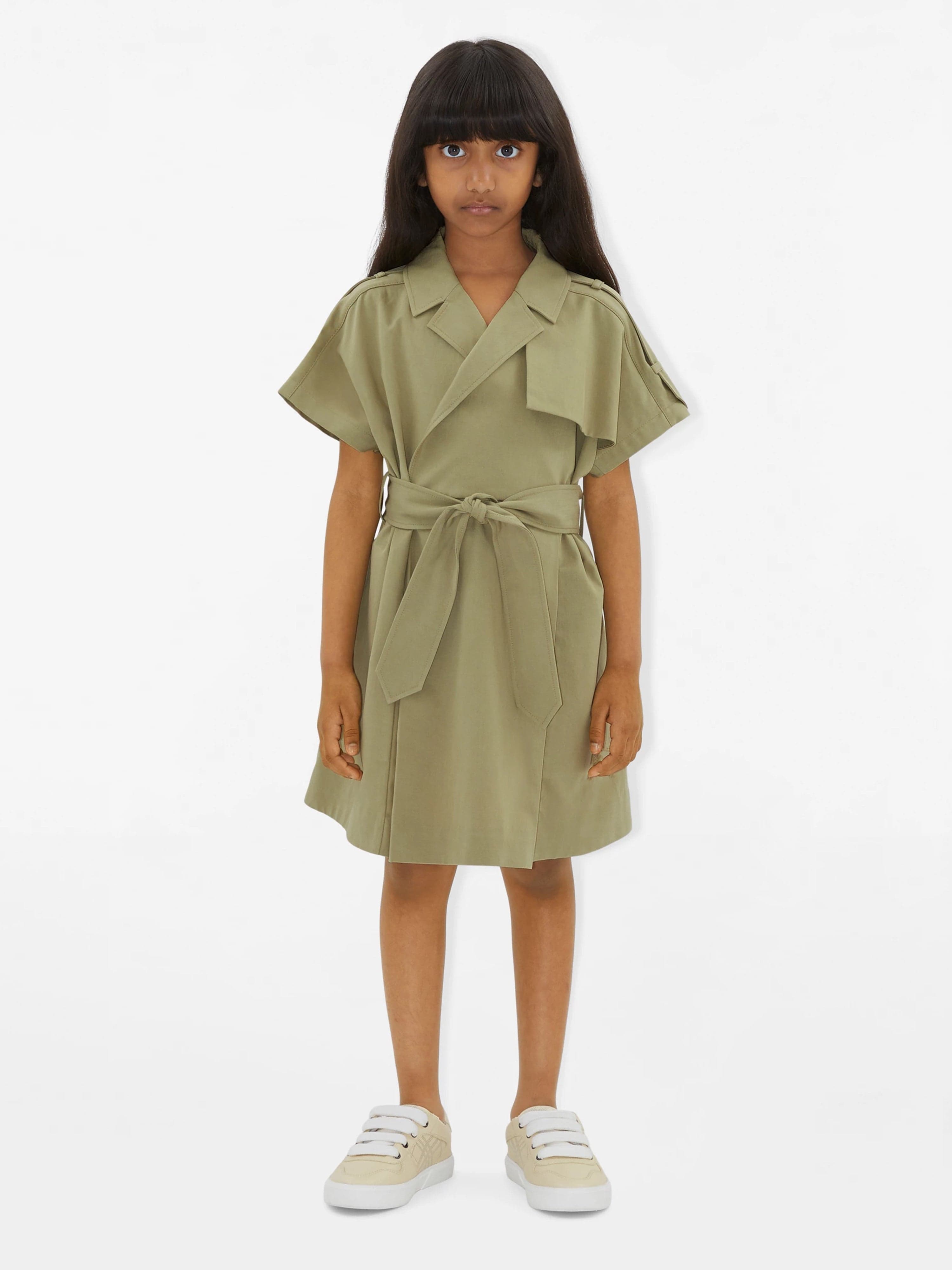 Burberry Girls Chloe Trench Dress in Green Free Shipping Tumblr