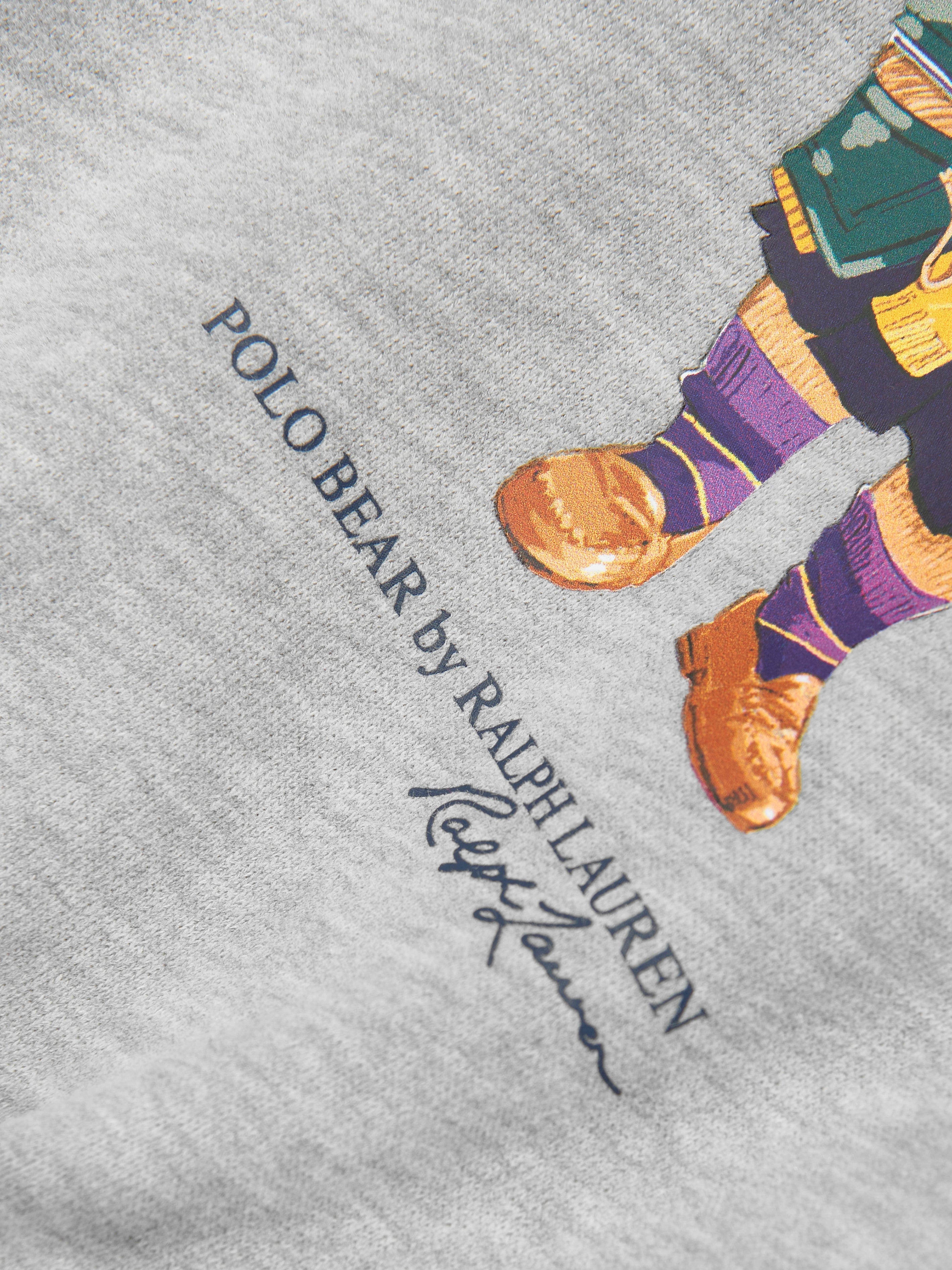 Ralph Lauren Girls Bear Fleece Dress in Grey Wide Range Of Online