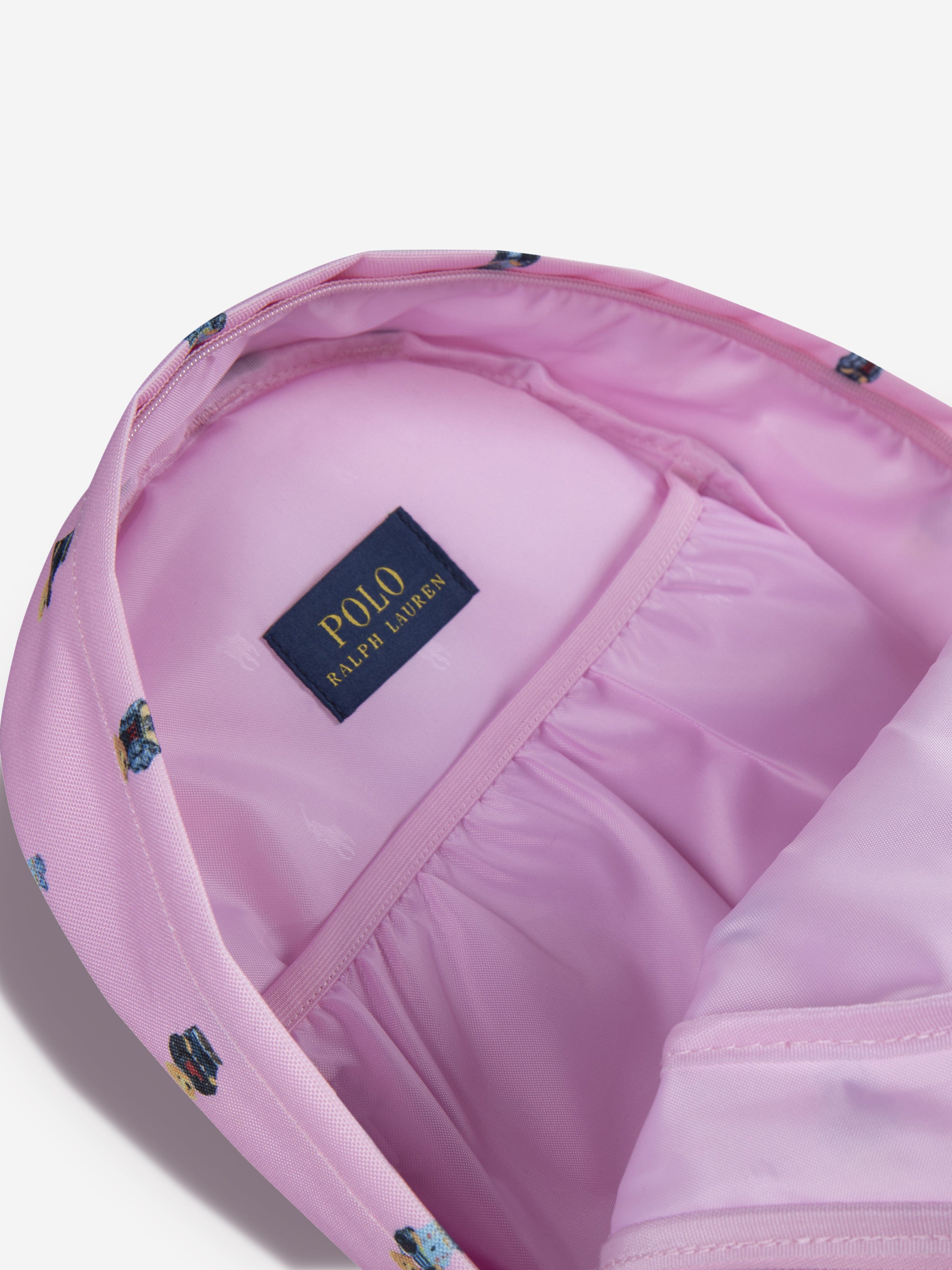 Ralph Lauren Girls Polo Bear Backpack in Pink (35.5cm) Free Shipping Buy