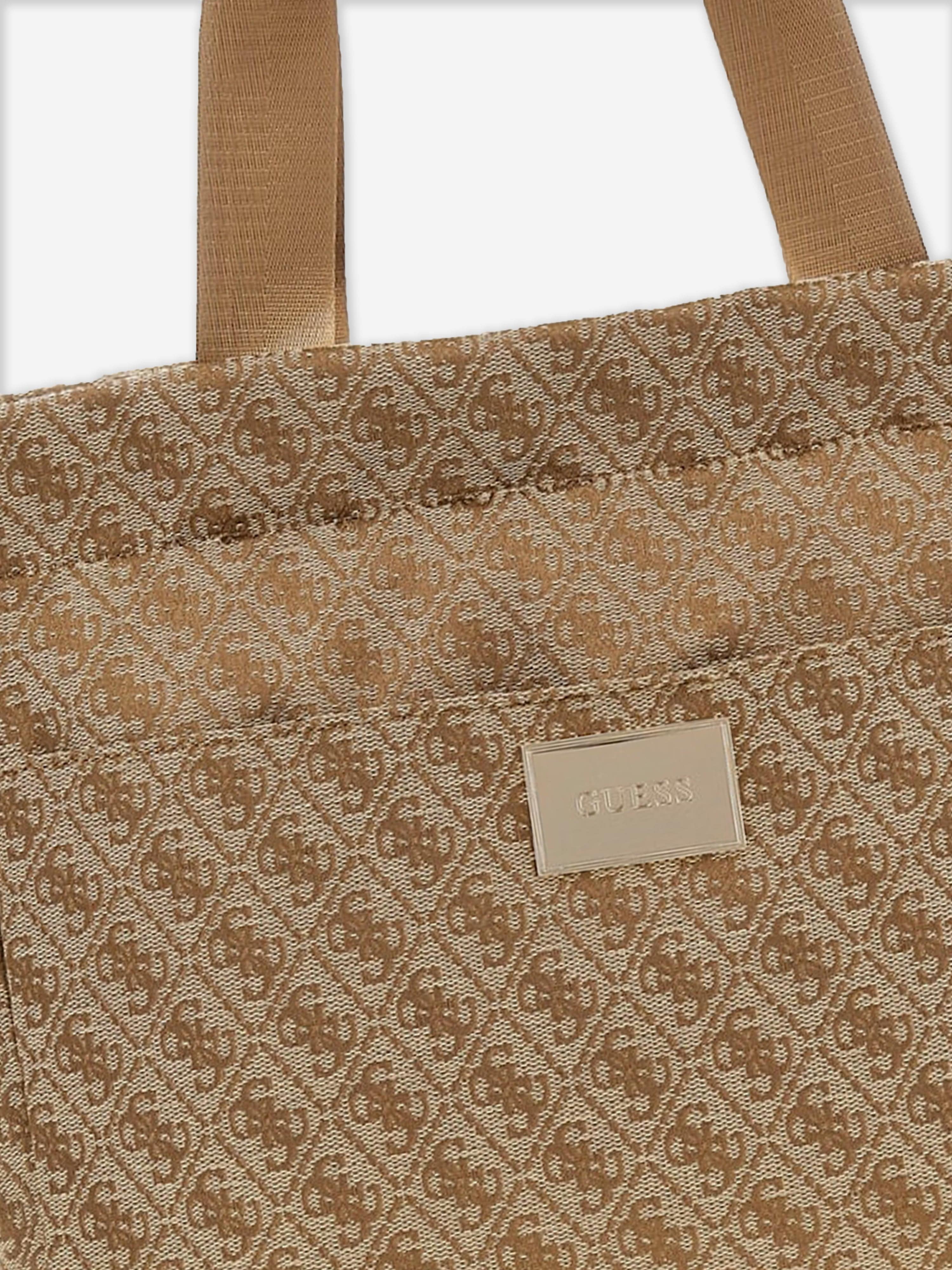 Guess Baby Logo Changing Bag in Beige (40cm) Outlet Great Deals
