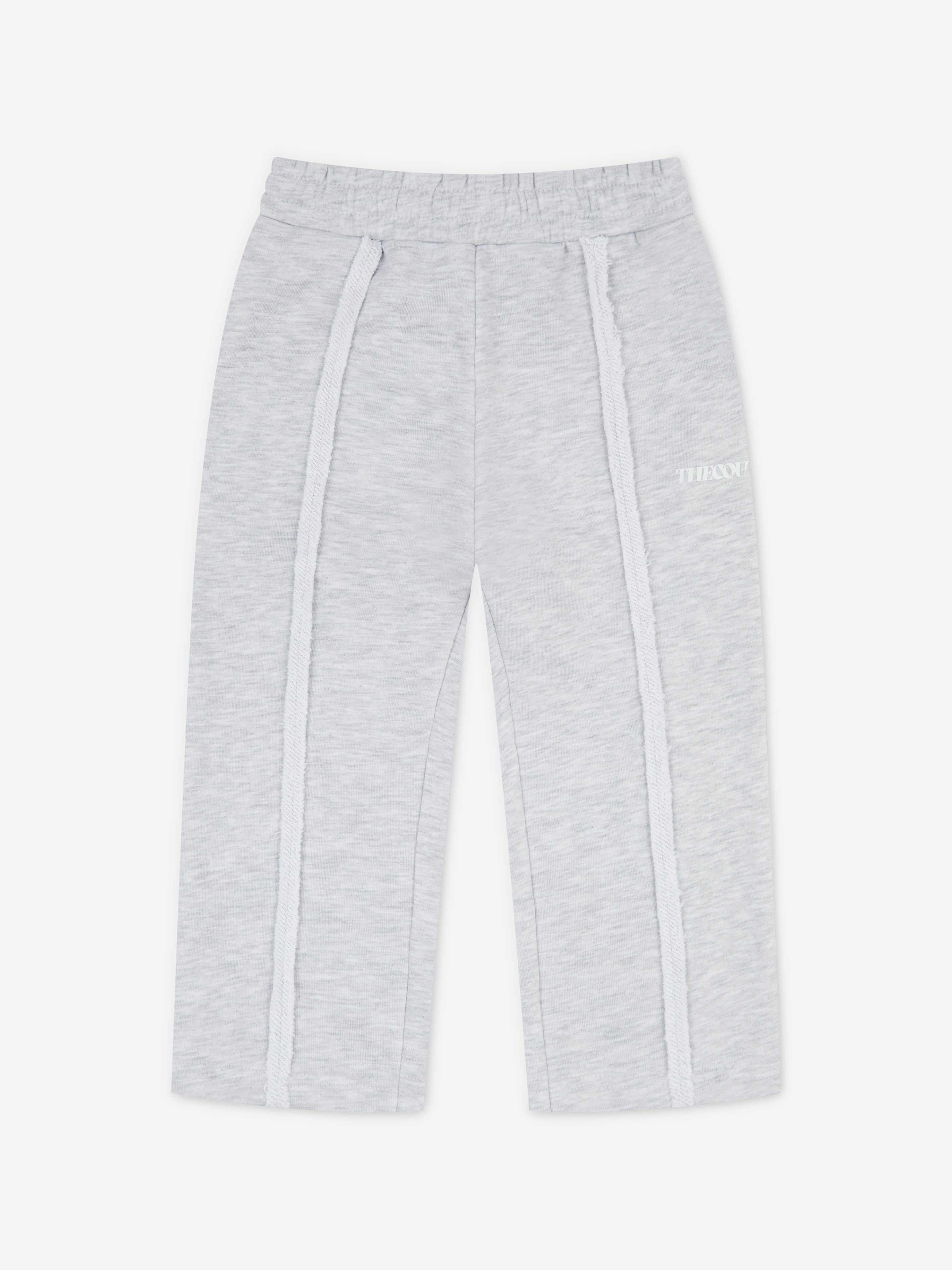 The Couture Club Kids Raw Seam Members Only Joggers in Grey Sale Online Shop