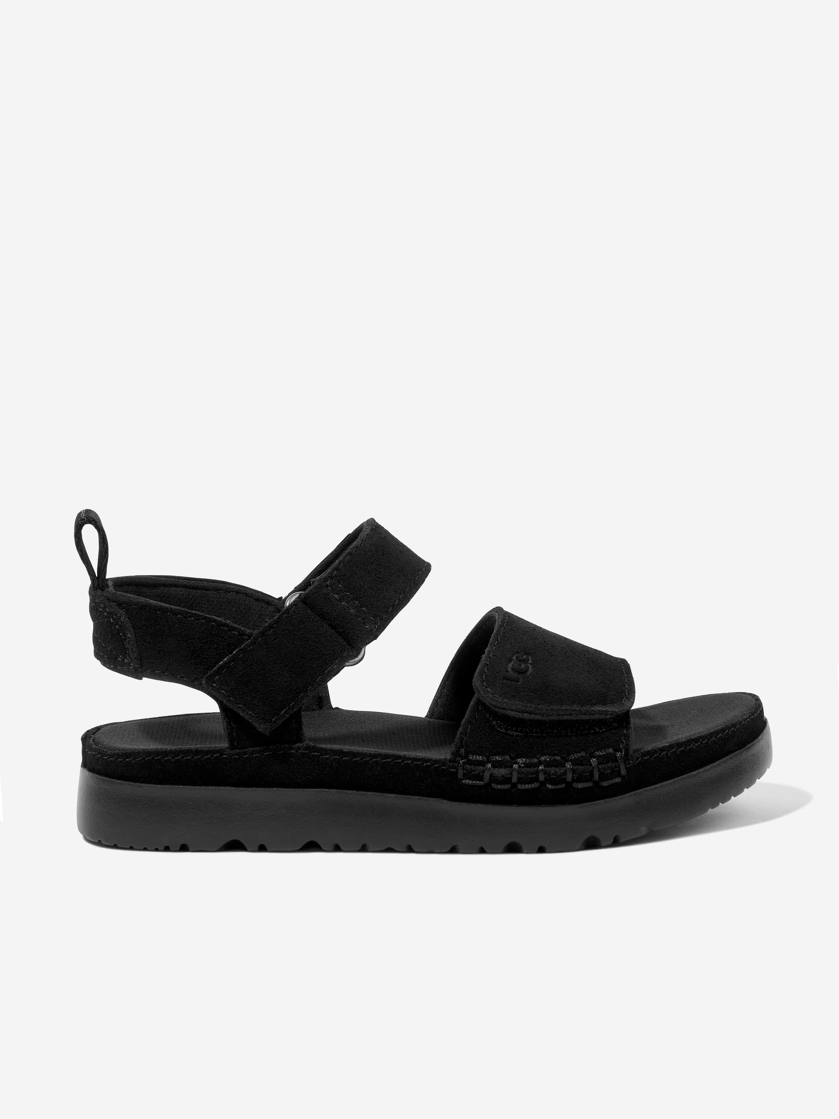UGG Girls Goldenstar Sandals in Black For Nice Cheap Price