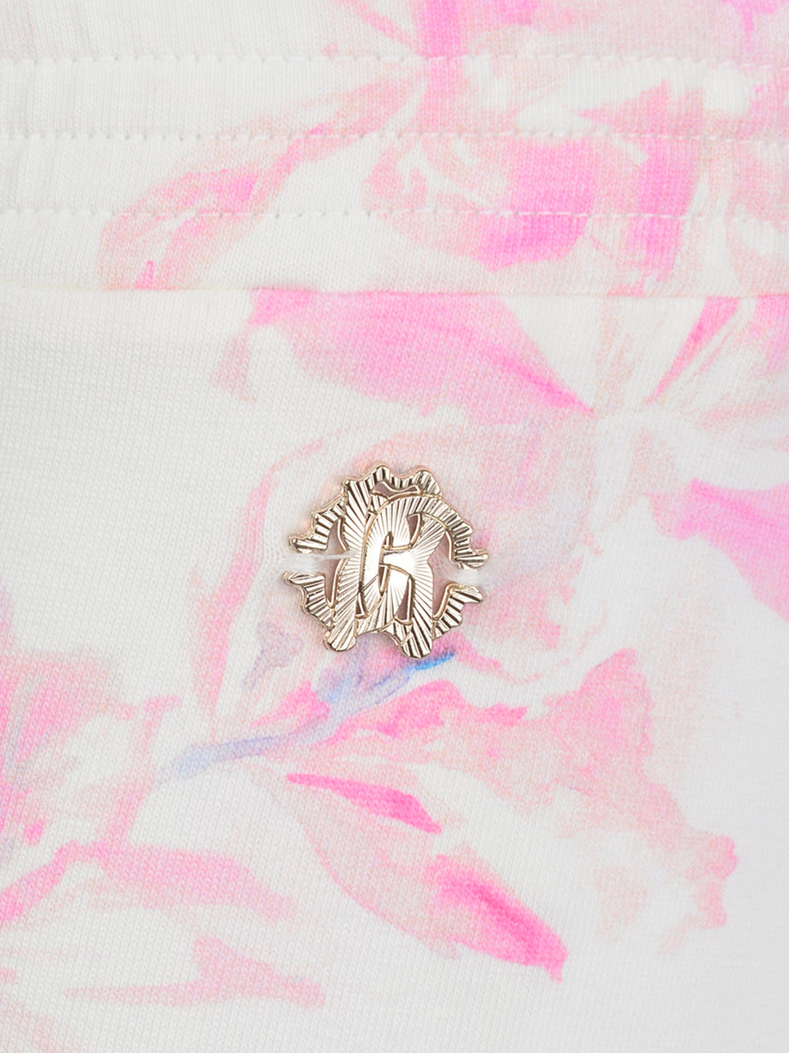 Roberto Cavalli Girls & Pink Floral Print Leggings Outlet Low Pice Fee Shipping