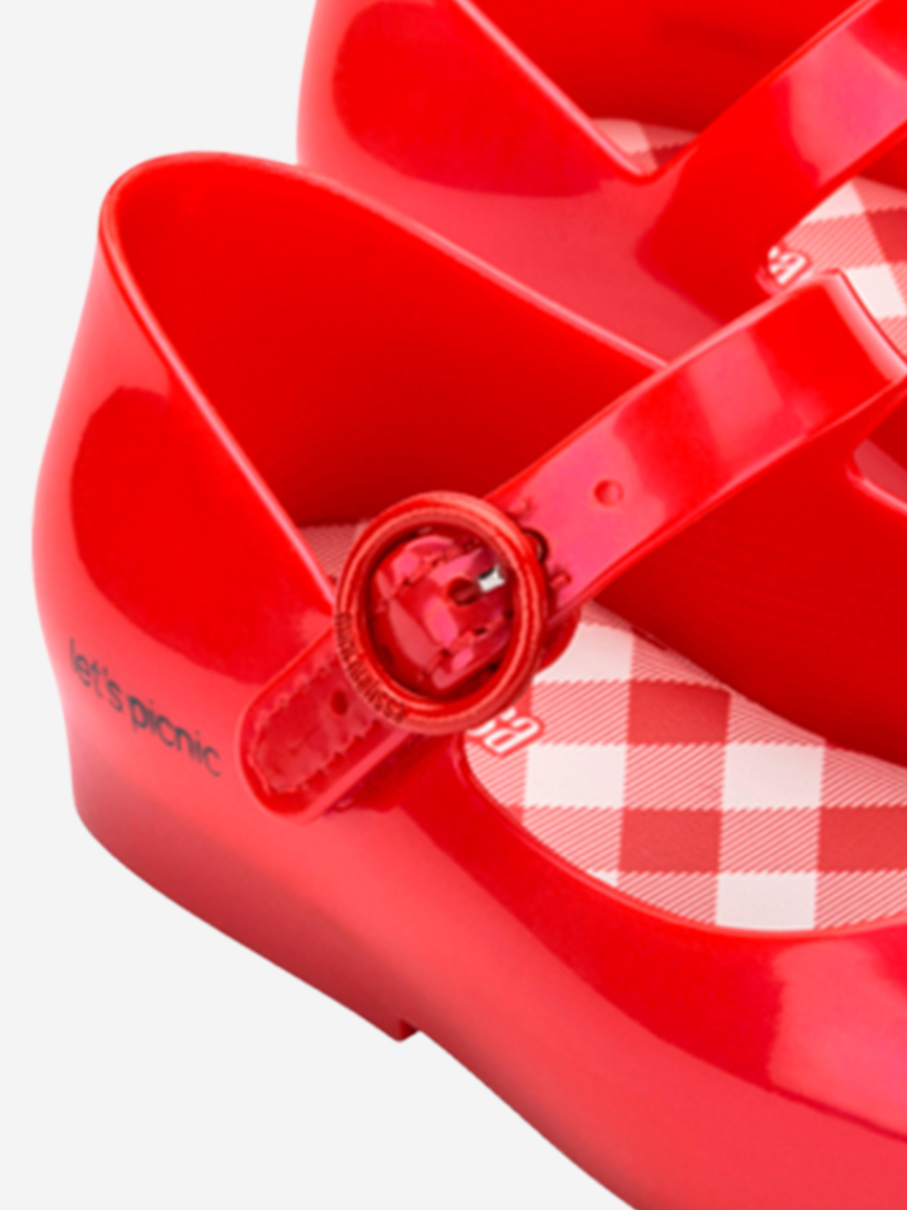 Girls Sweet Love Picnic Ballerinas in Red Shop Offer Cheap Online
