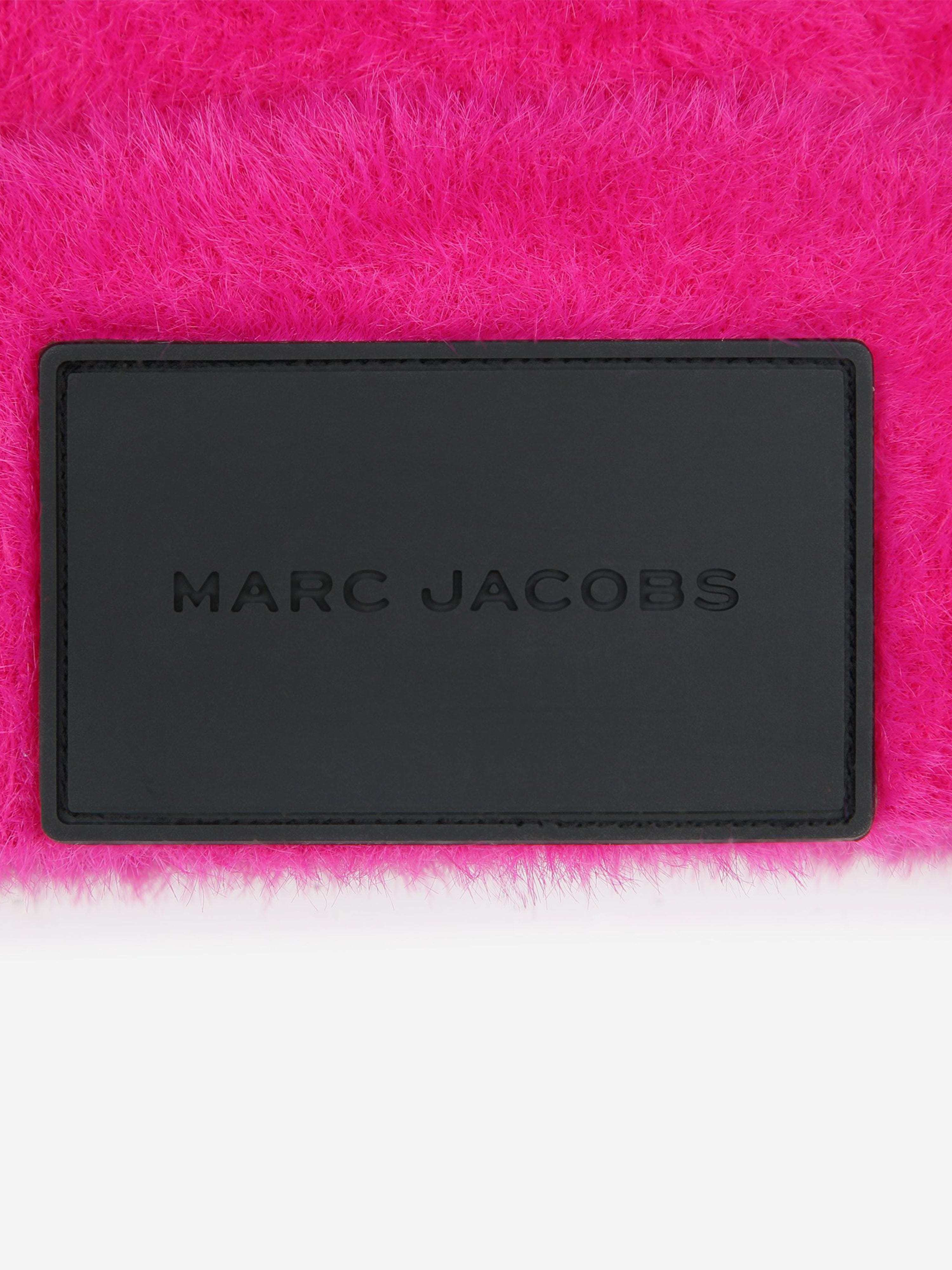MARC JACOBS Girls Logo Beanie Hat in Pink Newest Cheap Online