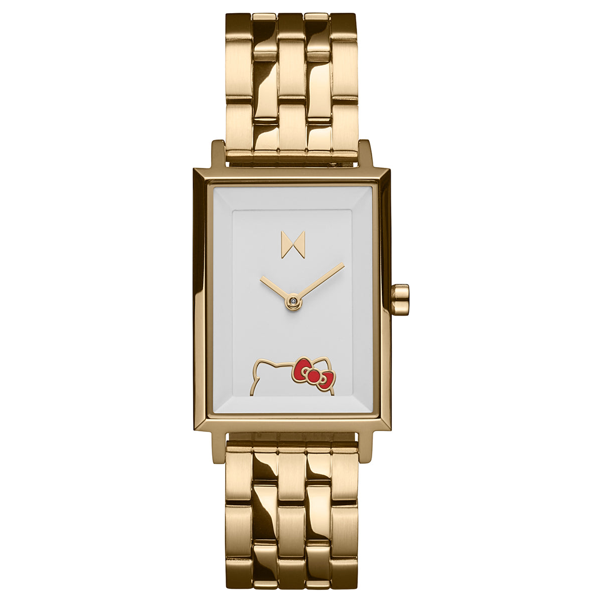 Hello Kitty x MVMT Signature Square Watch (Yellow Gold) For Sale Finishline