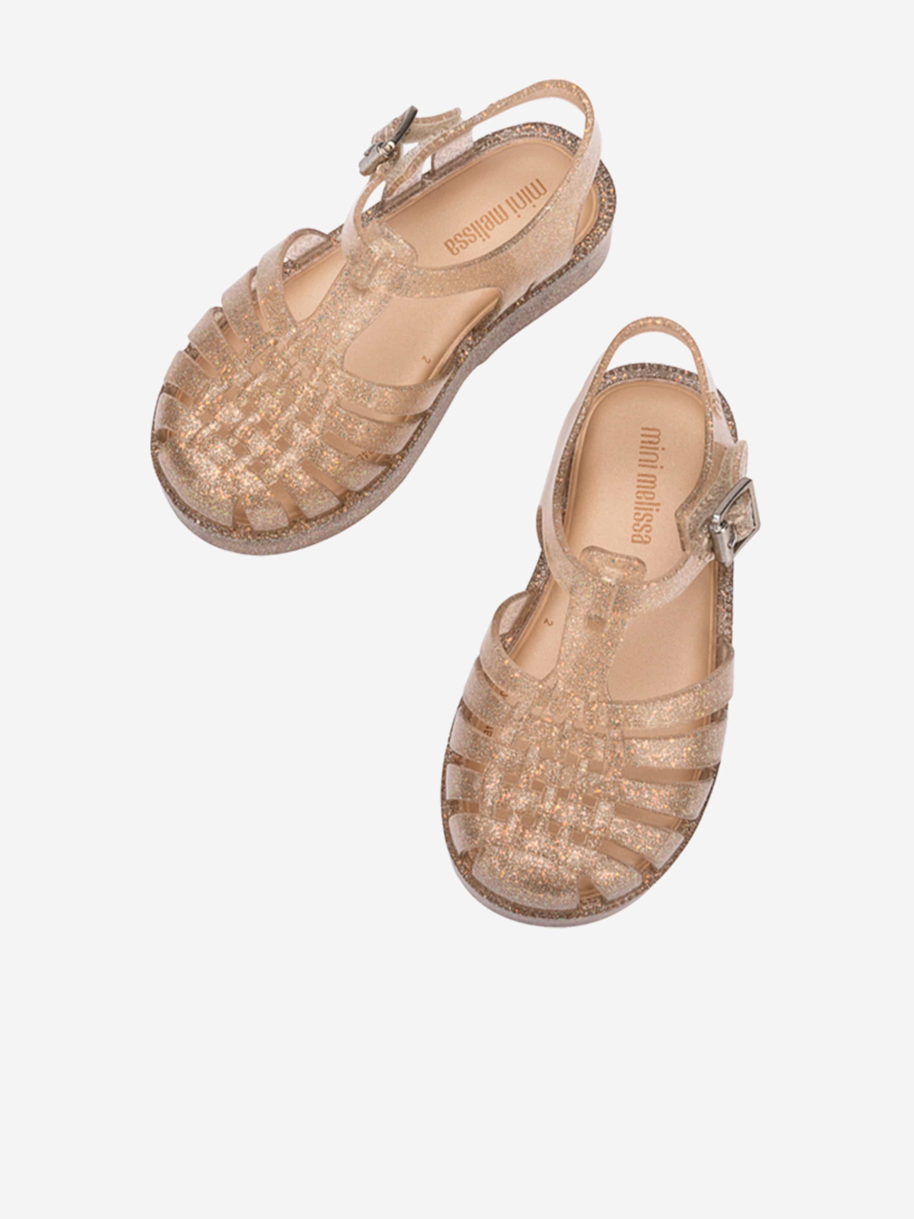Girls Possession Shiny Sandals in Gold Free Shipping Low Shipping