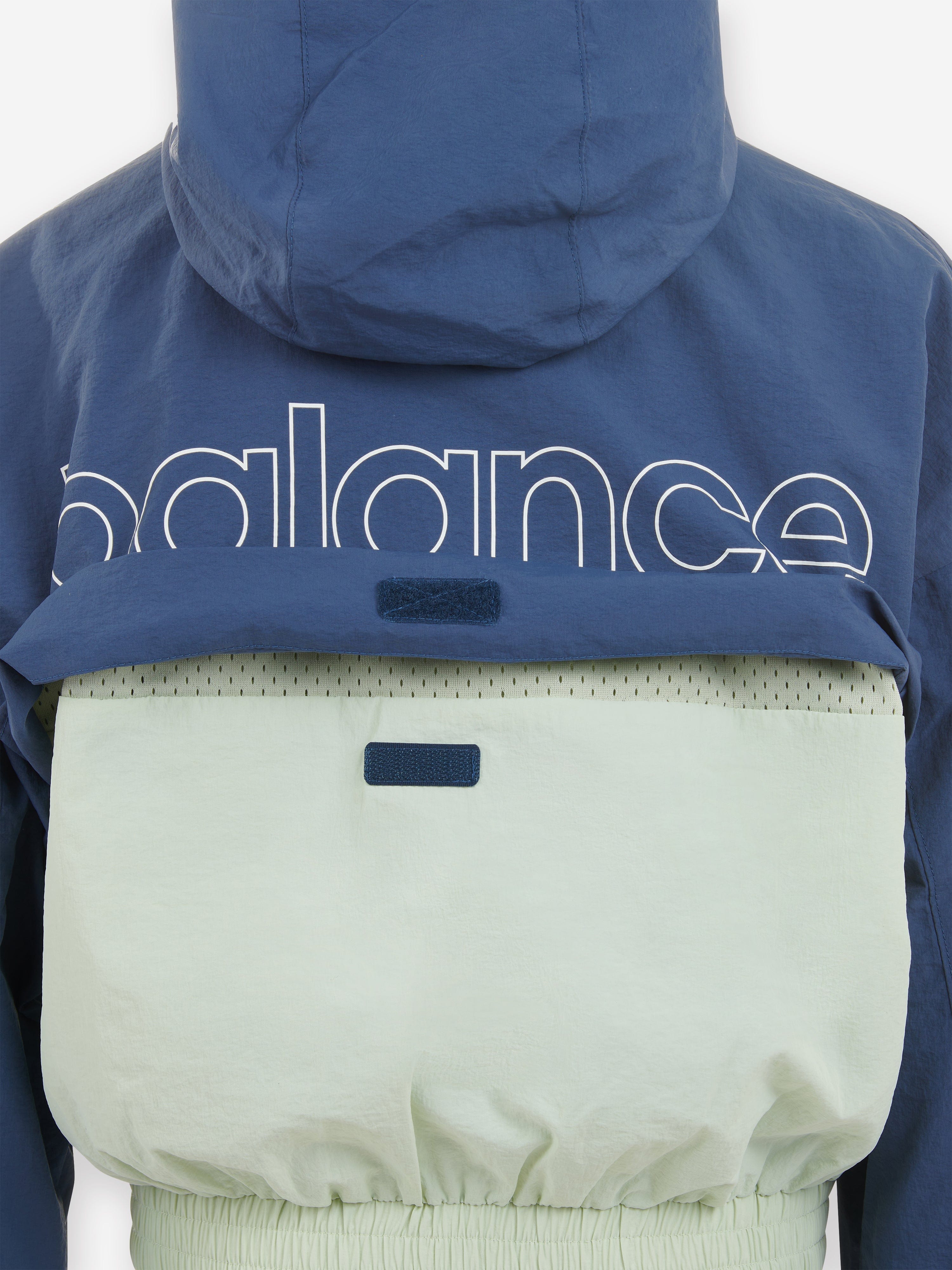 New Balance Girls Athletics Mesh Lined Windbreaker in Blue Official Site