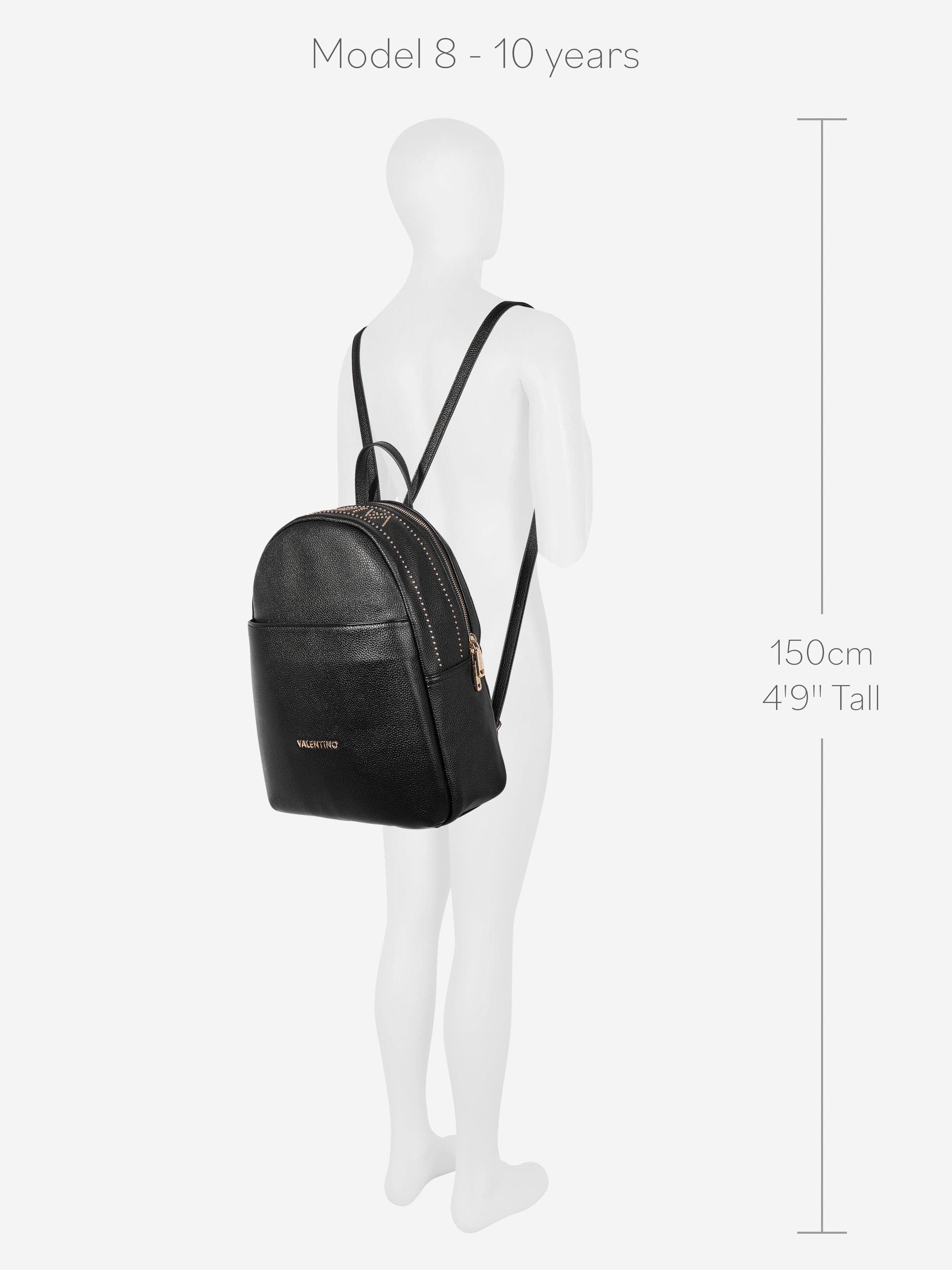 Valentino Girls Naif Re Backpack in Black (36cm) Cost Cheap Online