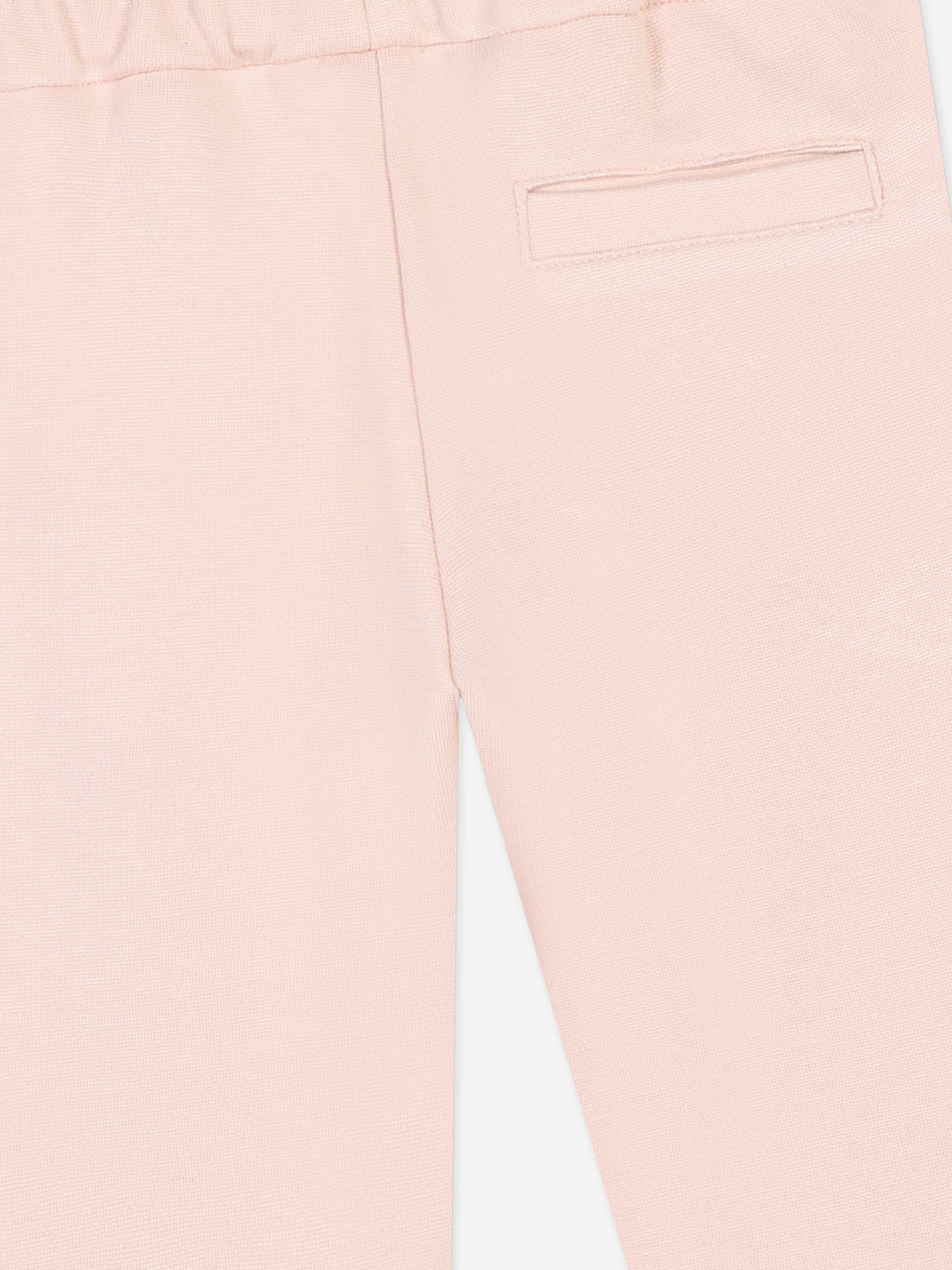 Chlo¨¦ Baby Girls Milano Trousers in Pink Outlet Low Pice Fee Shipping