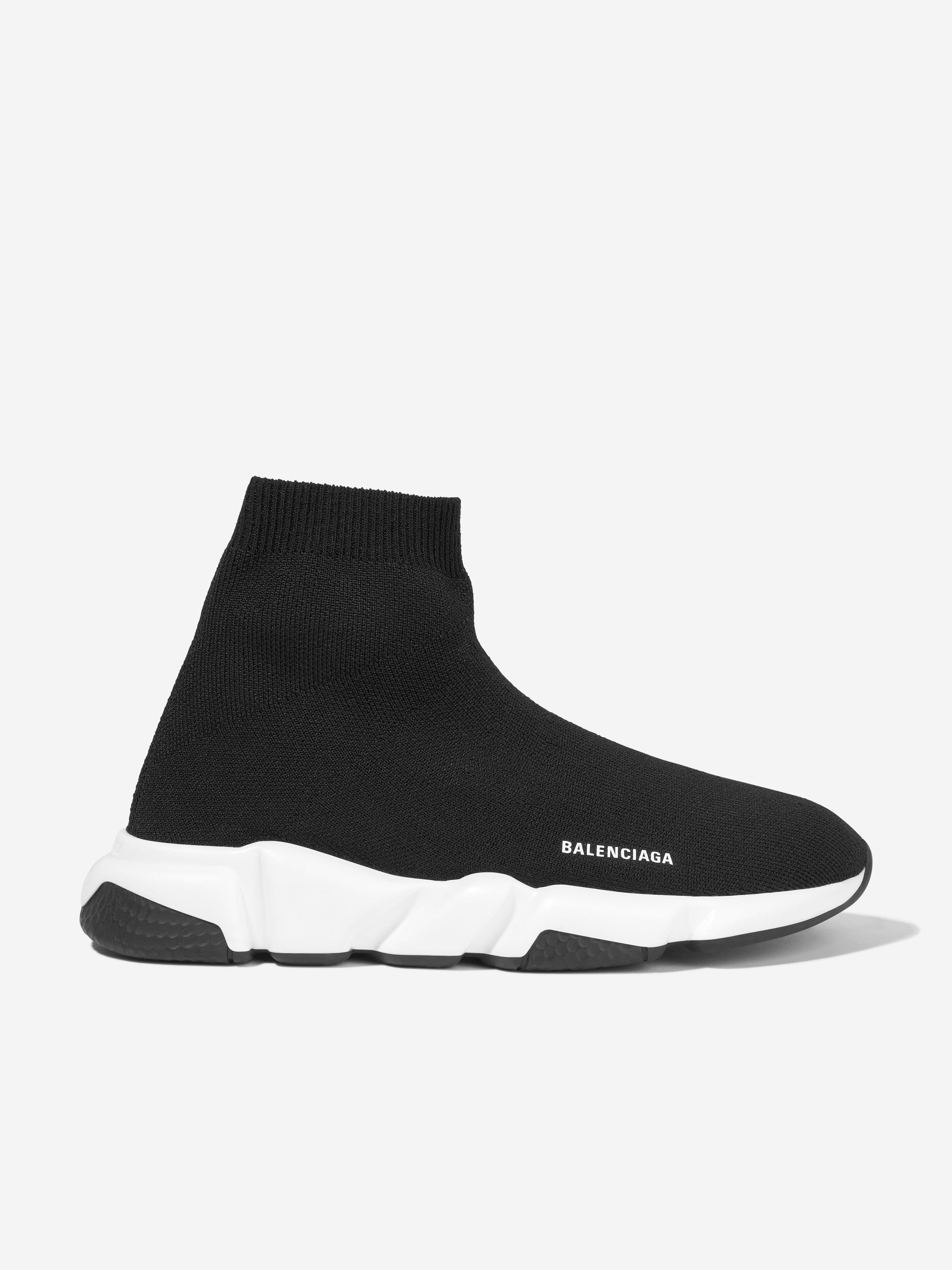 Balenciaga Kids Speed Trainers in Black Cheapest Sale Online