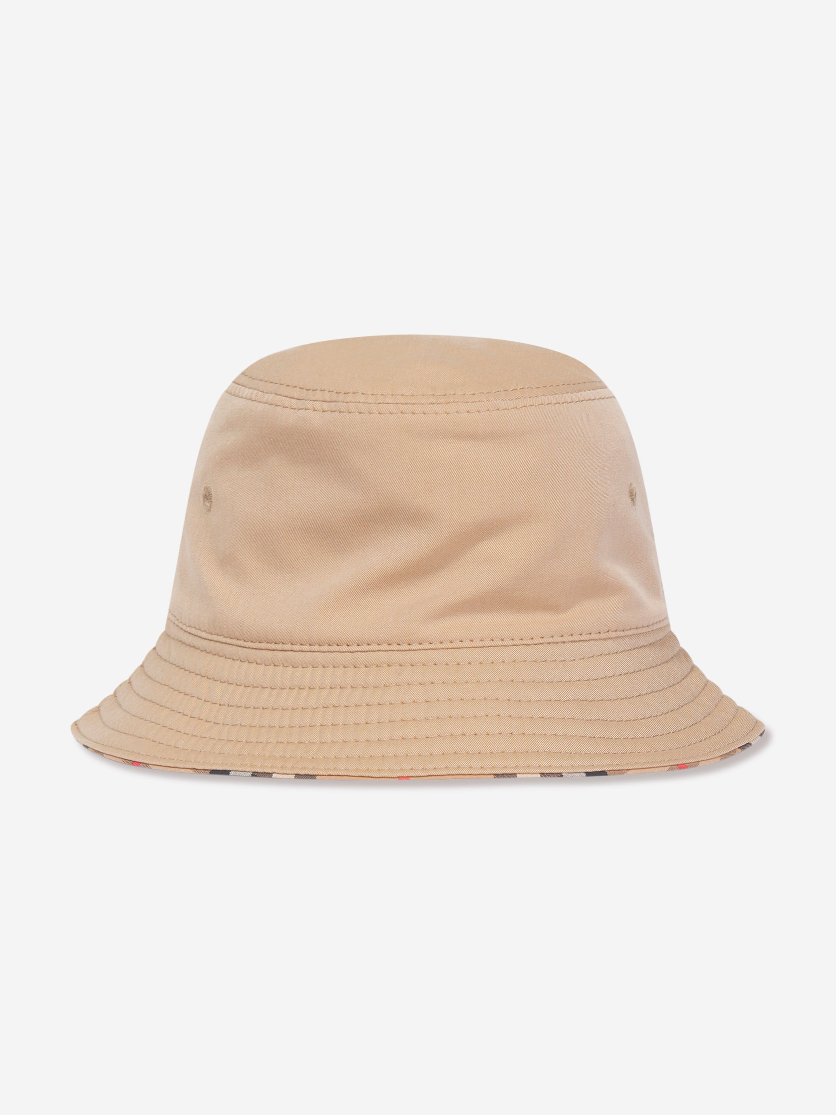 Burberry Baby Reversible Bucket Hat in Beige Outlet Best Place