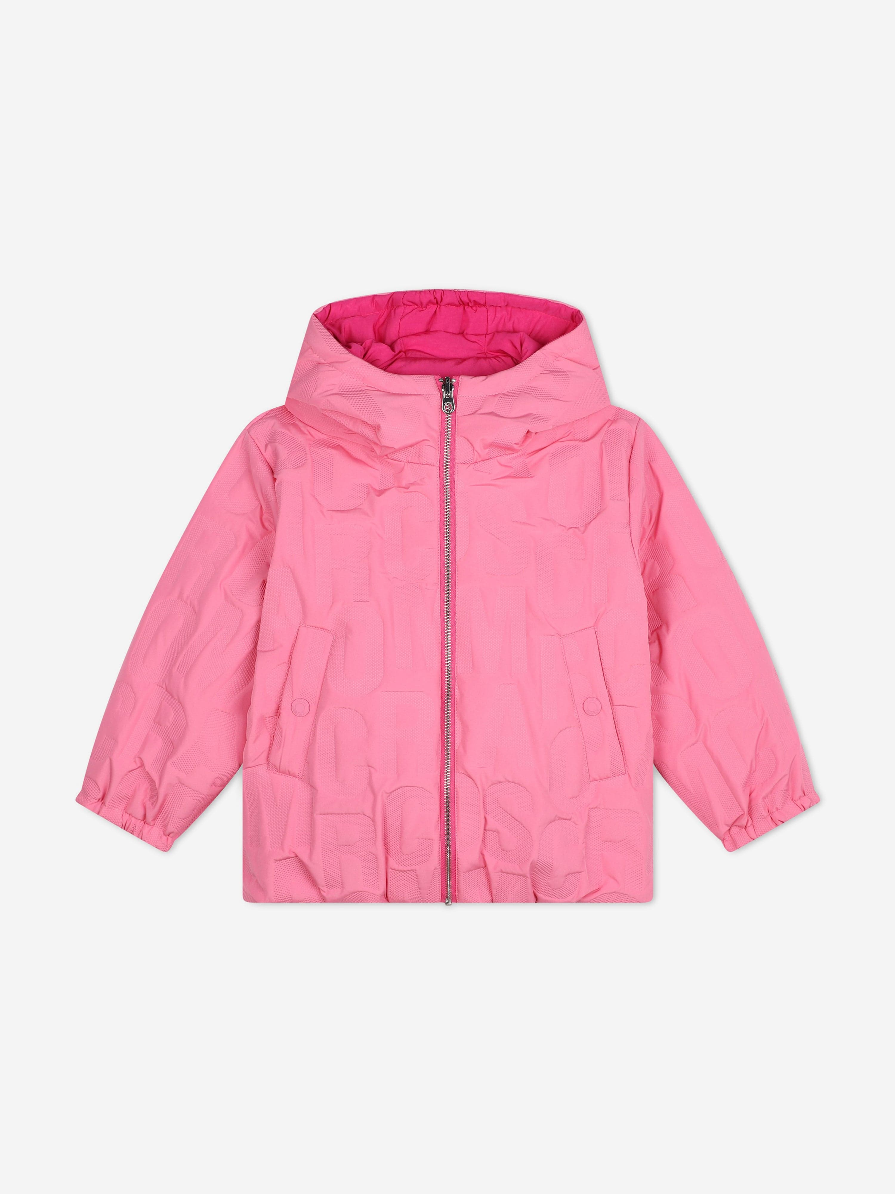 MARC JACOBS Girls Reversible Puffer Jacket in Pink Hot Sale Cheap Pice