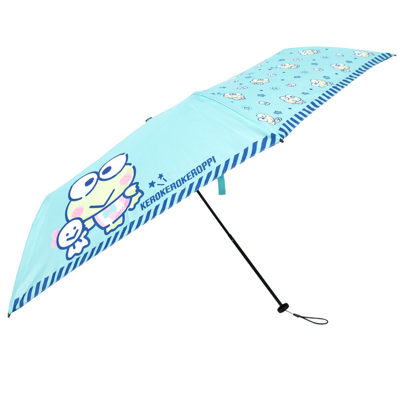 Keroppi Compact Travel Umbrella (Teru Teru and Me Series) Clearance Supply