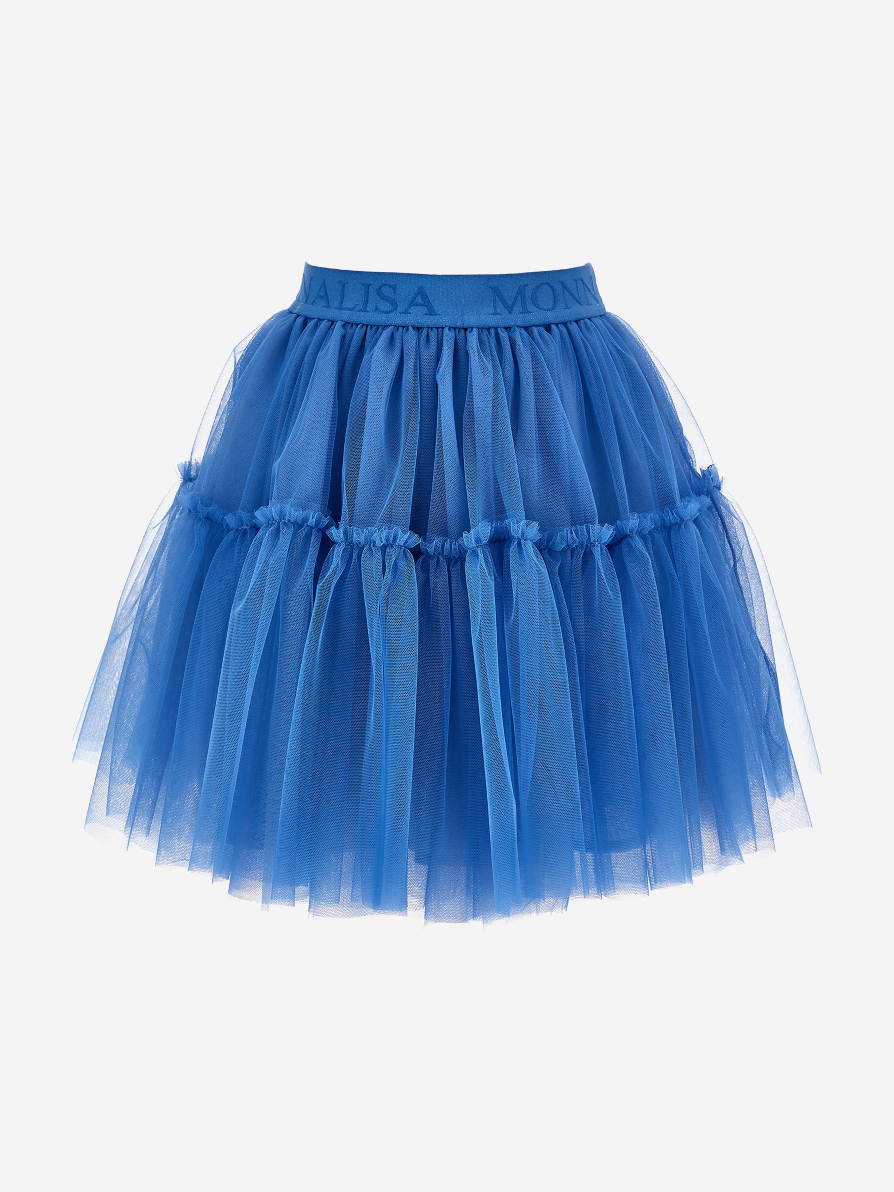 Girls Tulle Tutu Skirt in Blue Cheap Sale Cheapest