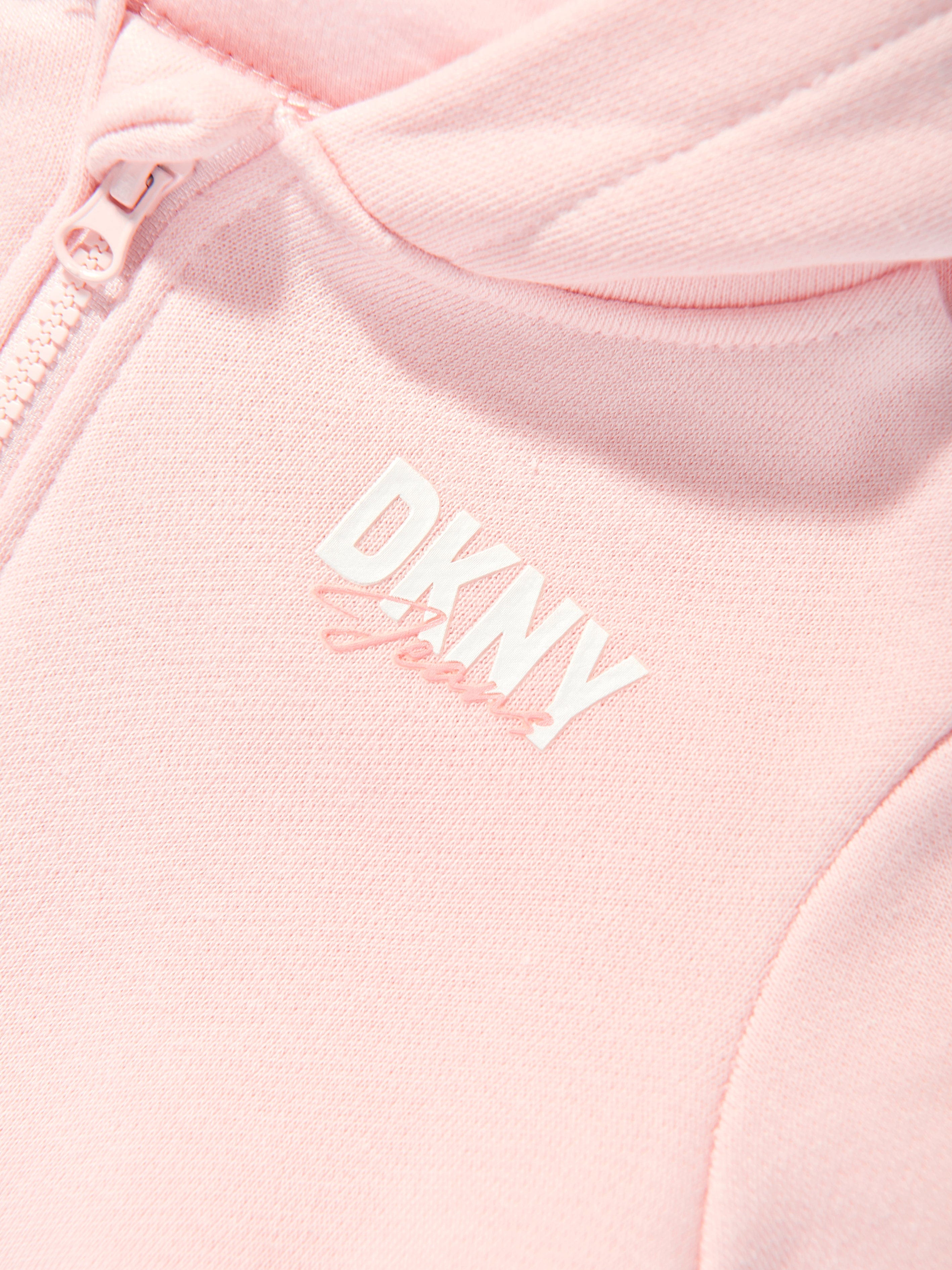 DKNY Baby Girls Hooded All In One in Pink Cheap Pice Wholesale Pice