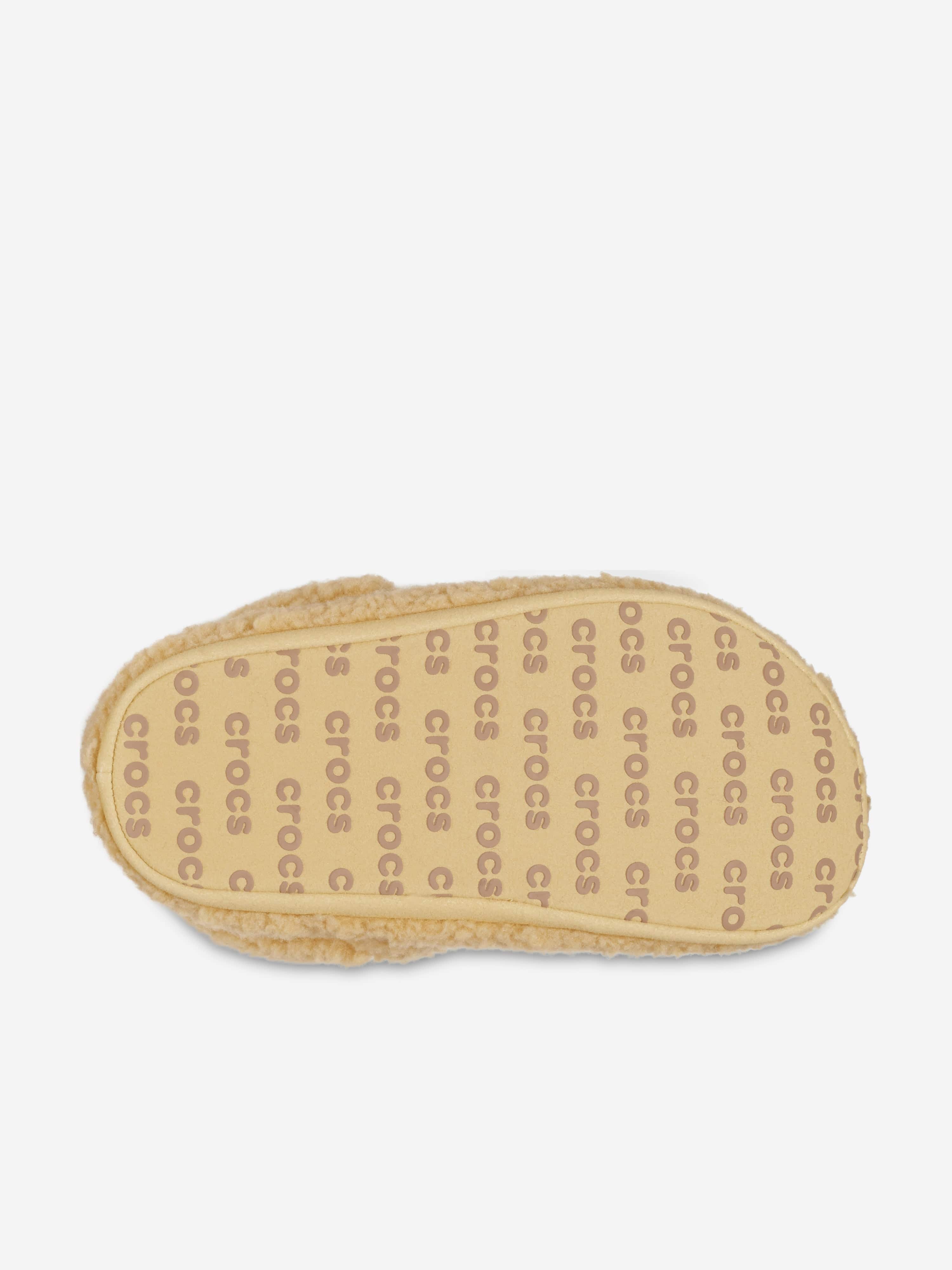 Crocs Kids Classic Cozzzy Slipper in Beige Quality Free Shipping Low Pice