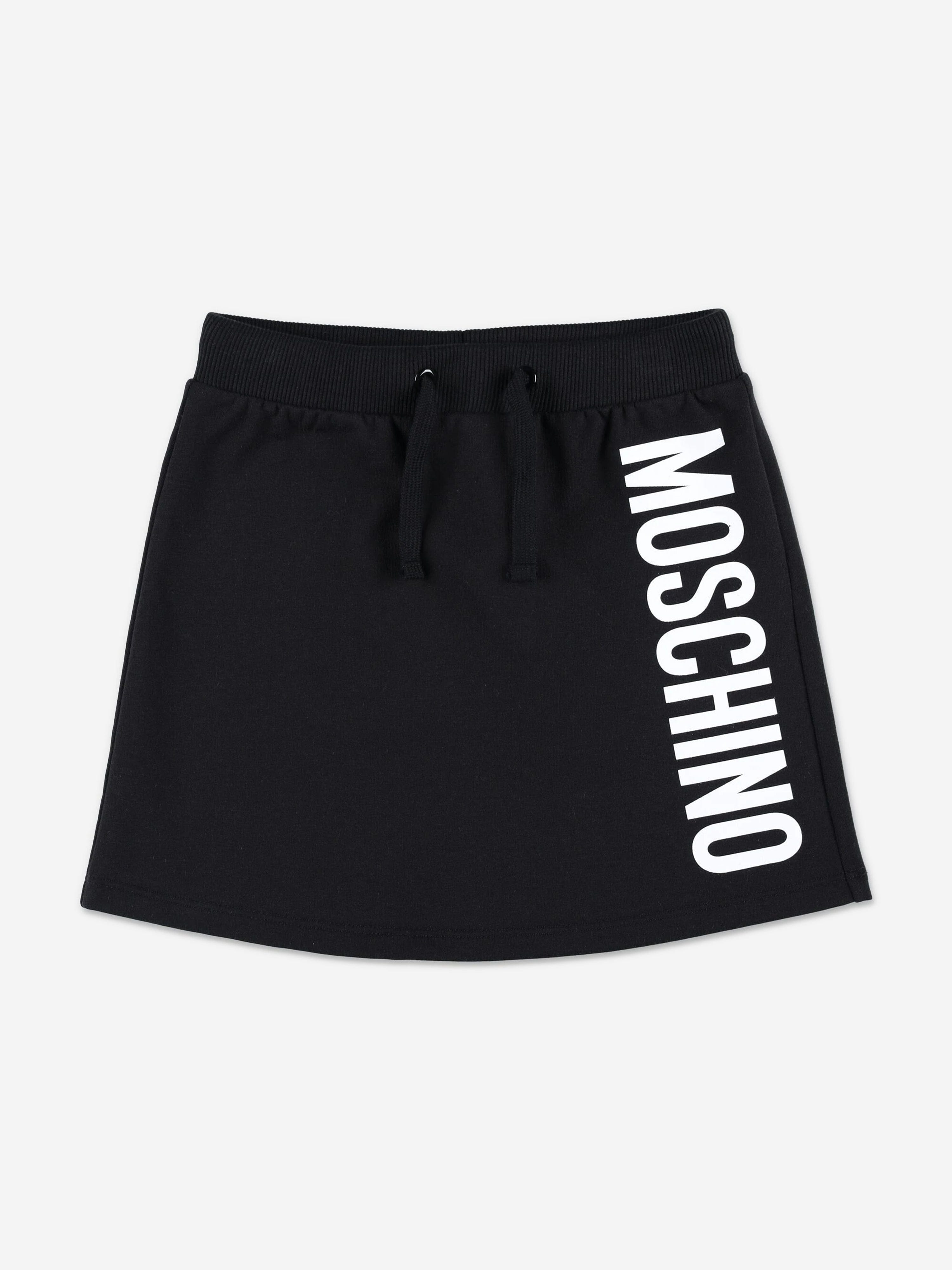 Moschino Girls Logo Skirt in Black Cheap Sale Big Discount