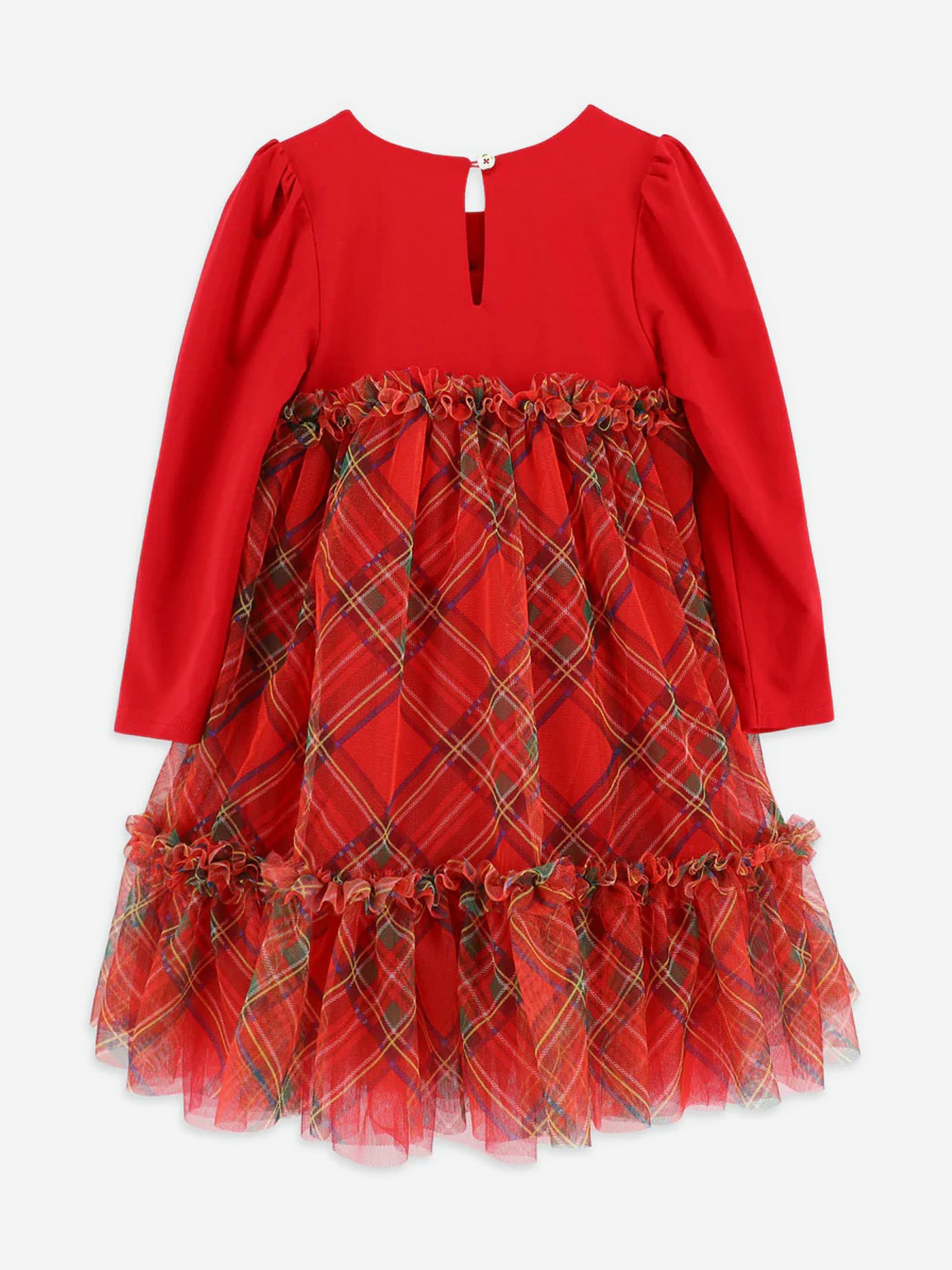 Angels Face Girls Tavia Tartan Dress in Red Cheap Cheap Online